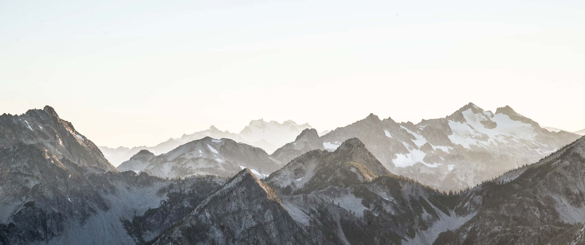 Winter Landscape In Colorful Hues Background