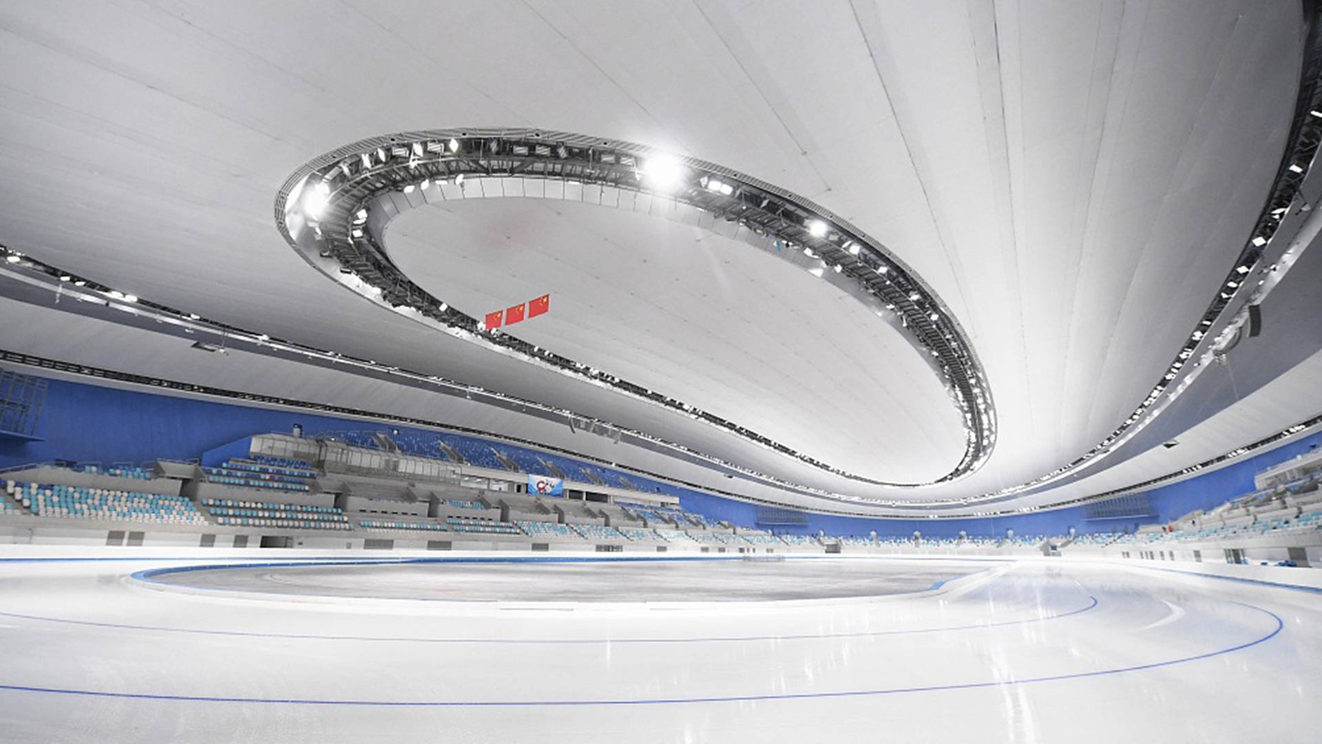 Winter Olympics Stadium Interior