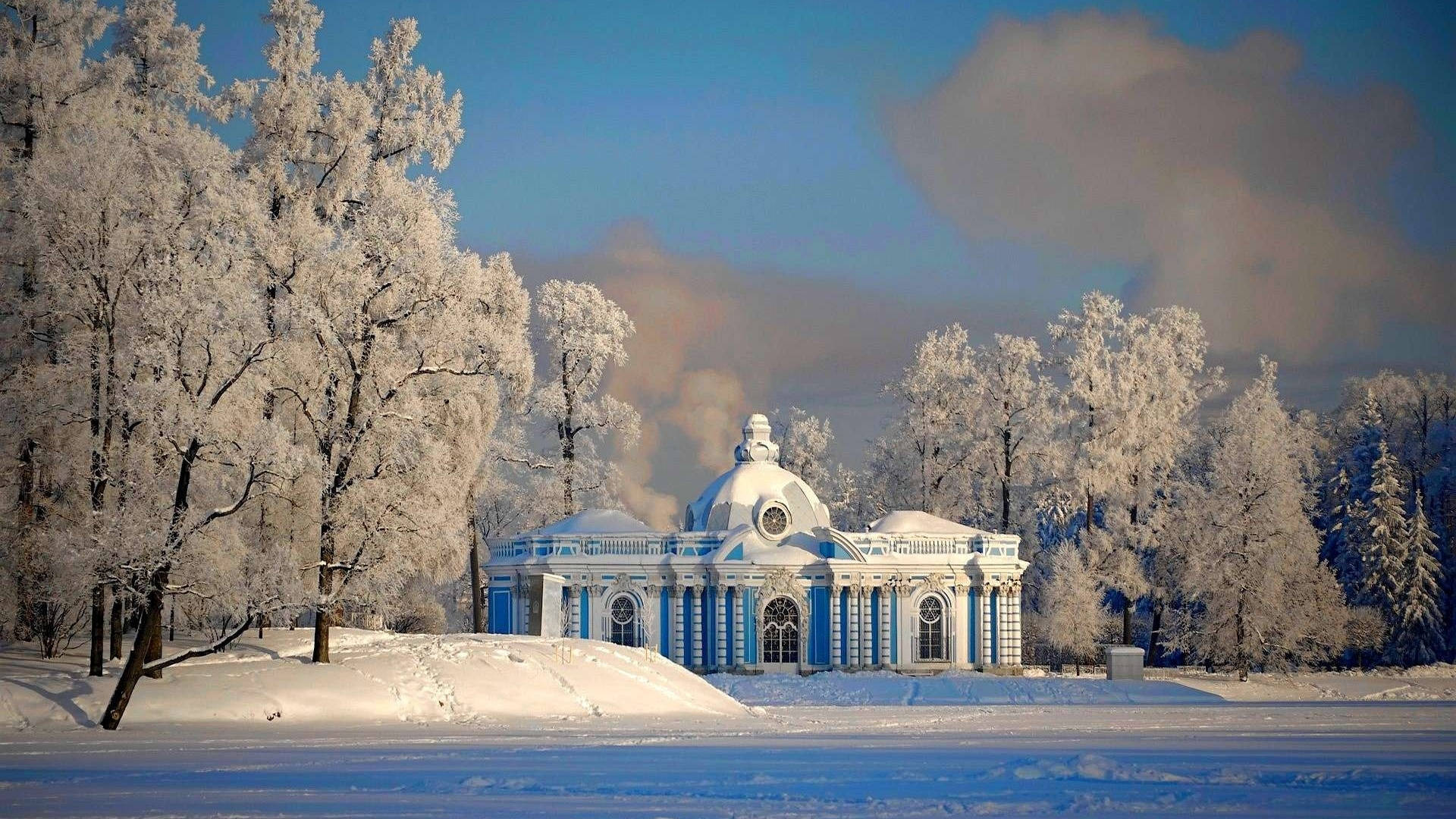 Winter Palace Of Russia Background