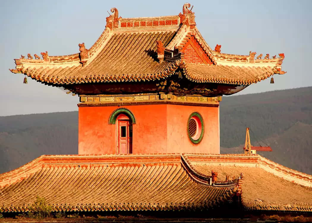 Winter Palace Of The Bogd Khan Top Background