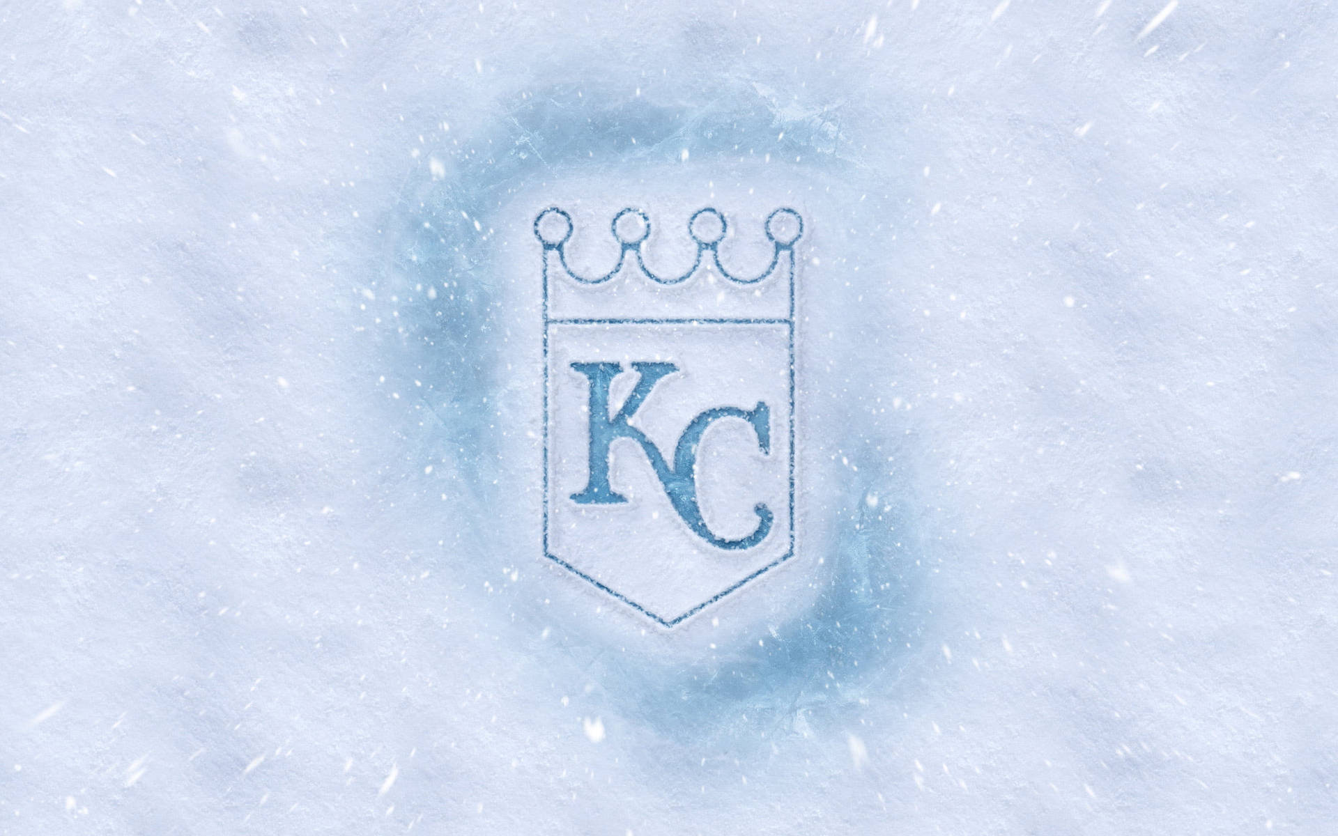 Winter Scene Of The Kansas City Royals' Stadium Background