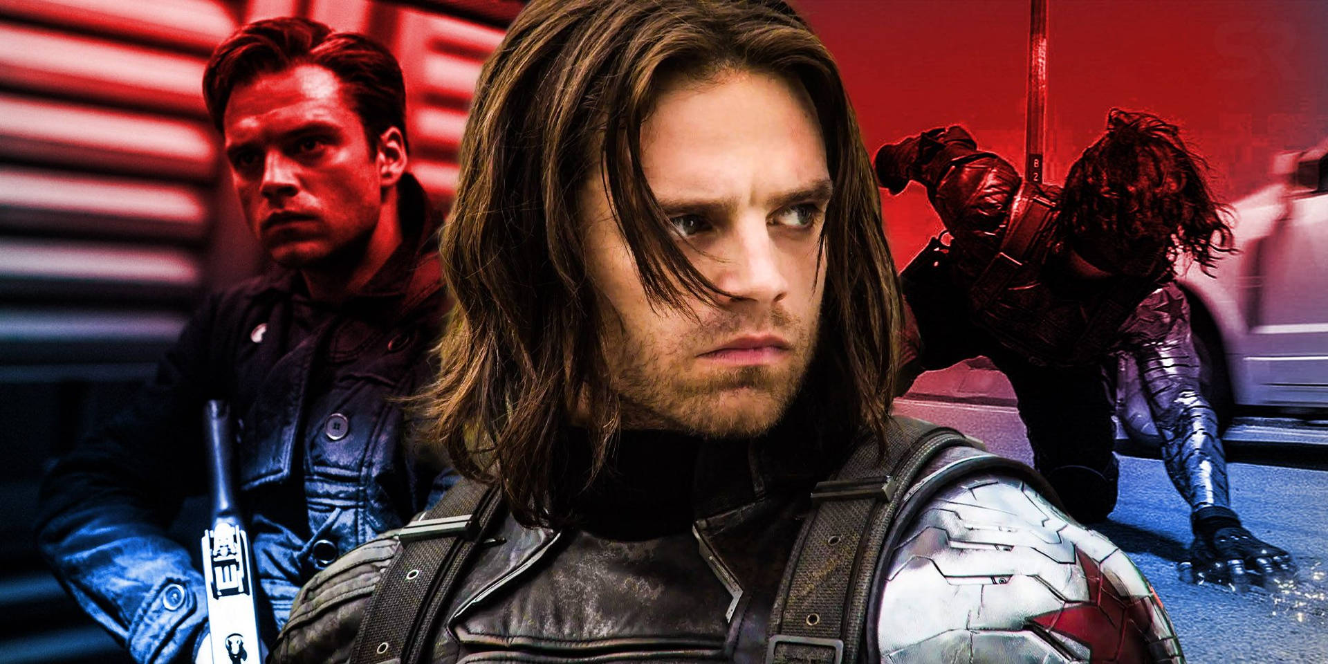 Winter Soldier Bucky Barnes Digital Cover Background