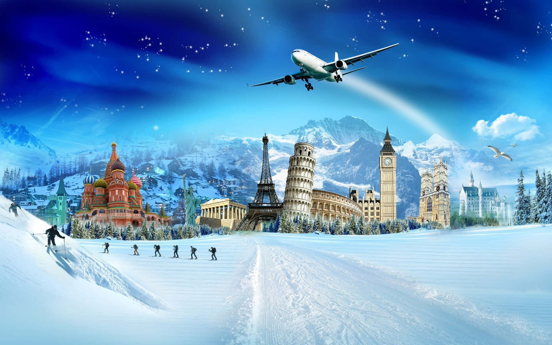 Winter Travel Dreamscape