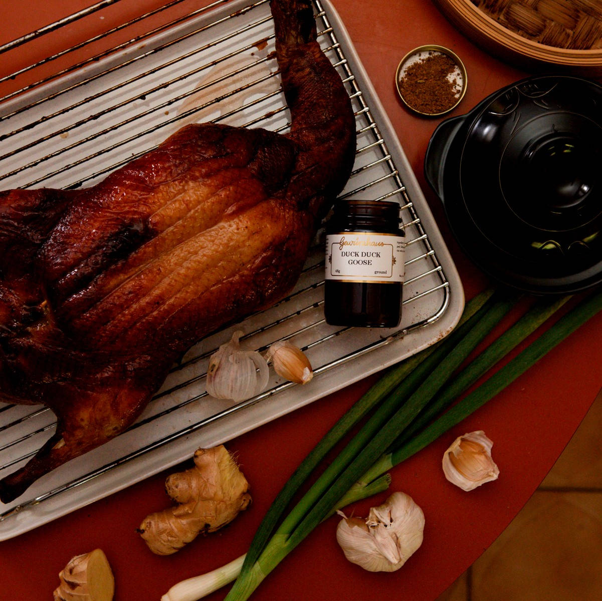 Wire Rack Roasted Peking Duck