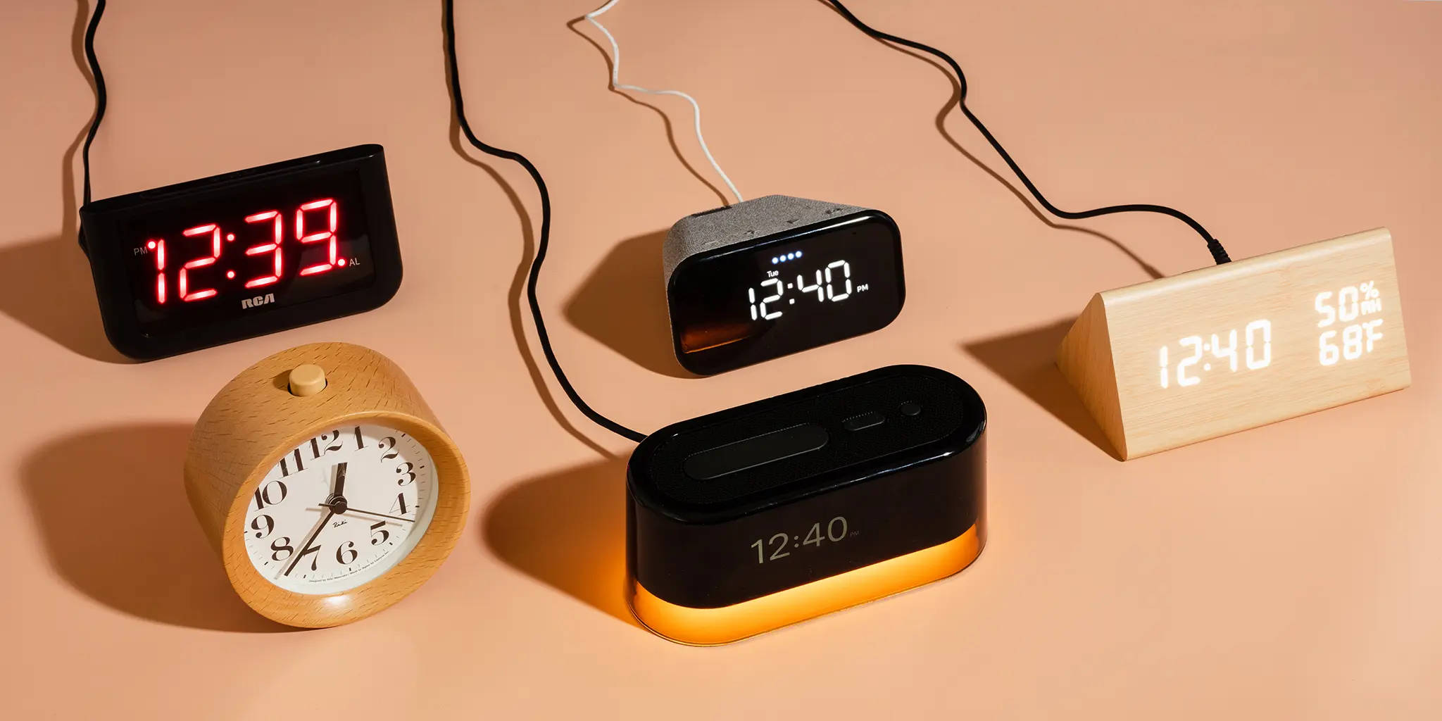 Wired Bedroom Alarm Clocks