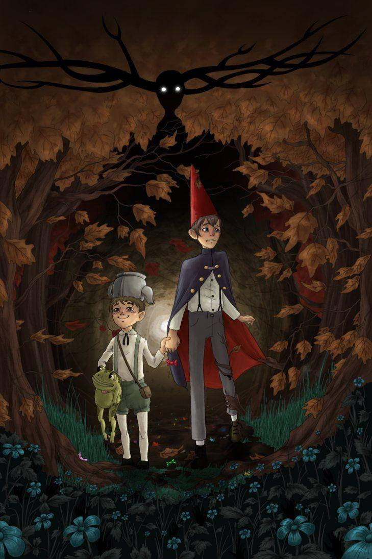 Wirt Holding Greg's Hand Over The Garden Wall