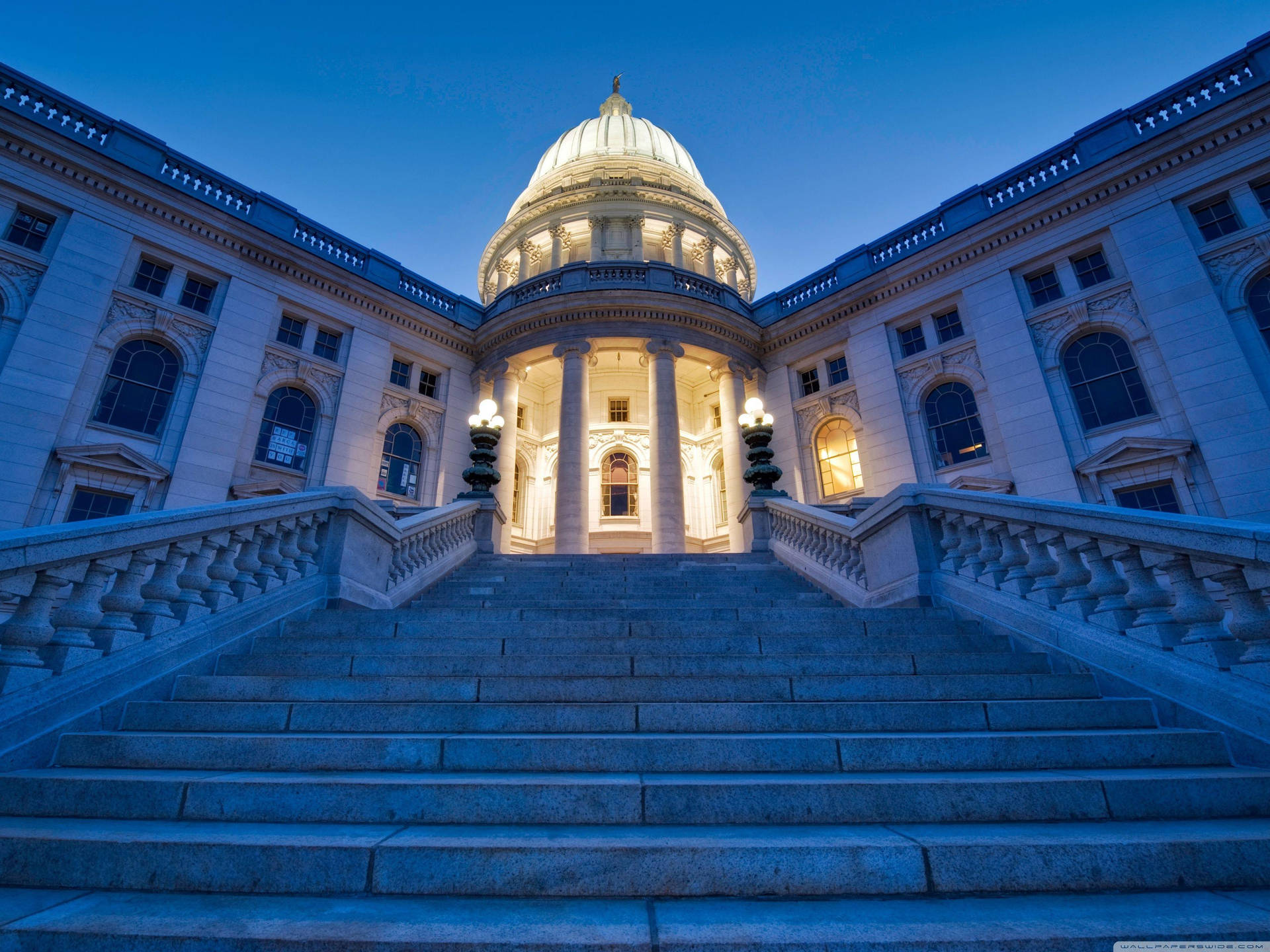 Wisconsin After Sunset Background