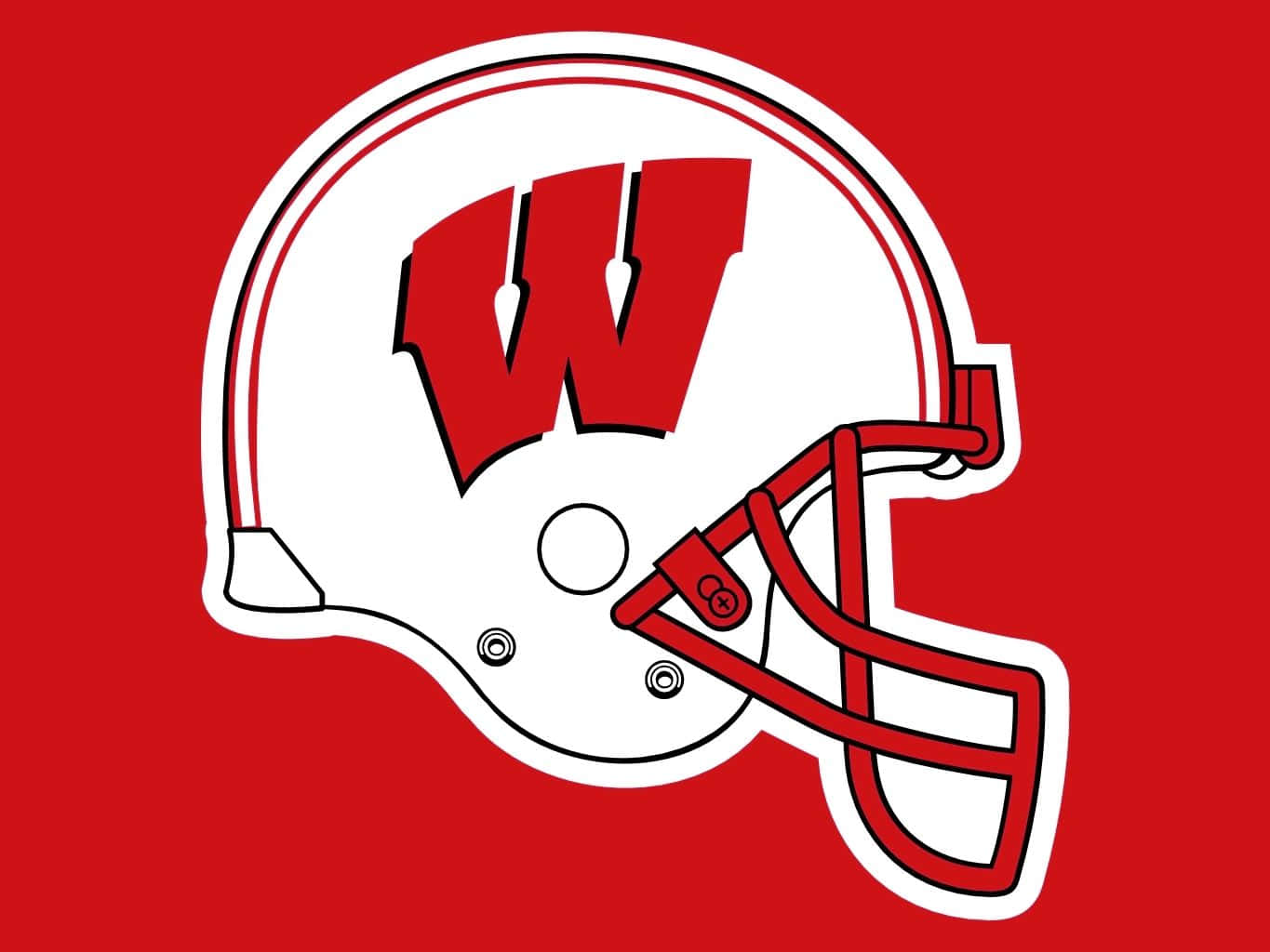 Wisconsin Badgers Celebrating Victory On The Field Background