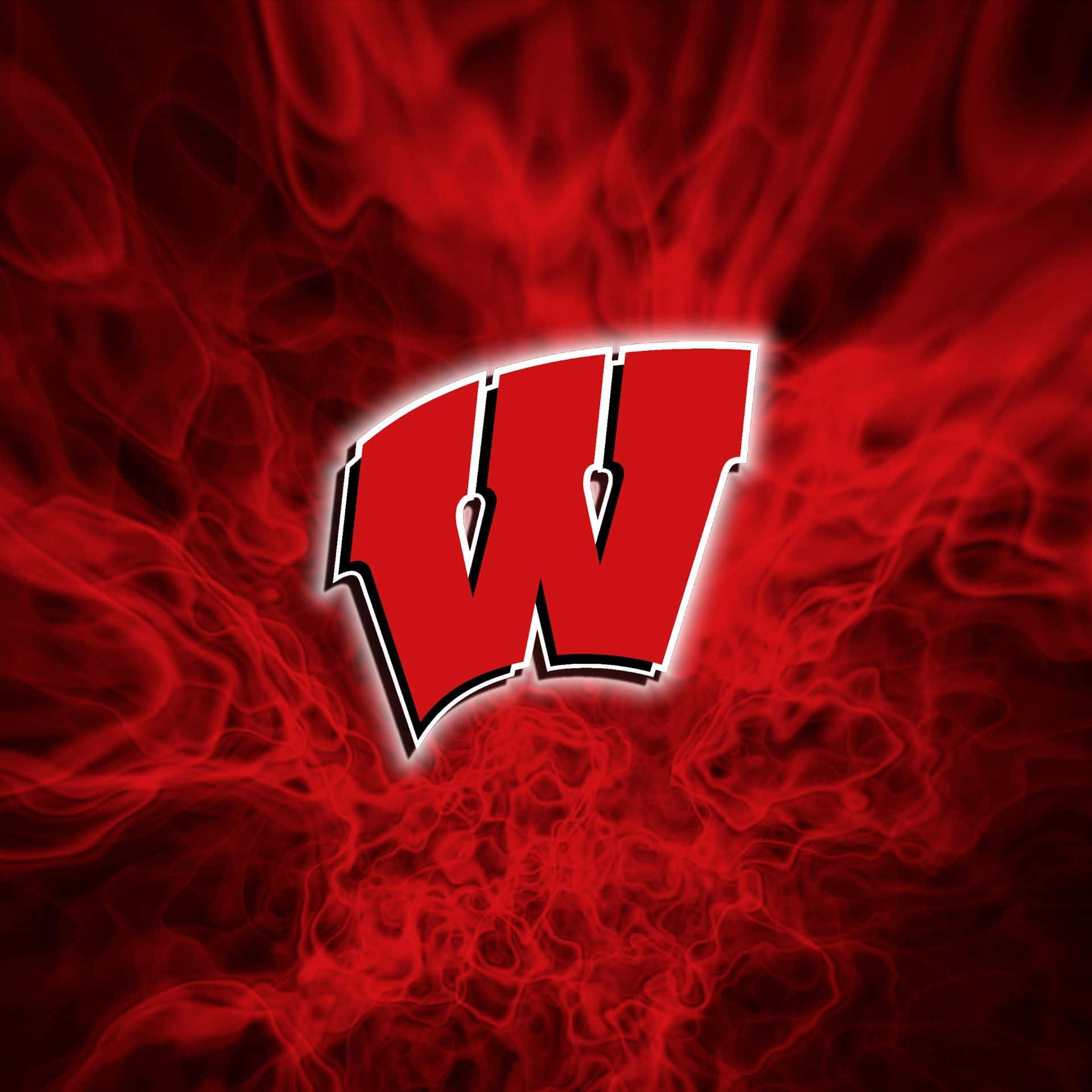 Wisconsin Badgers Football Team In Action Background