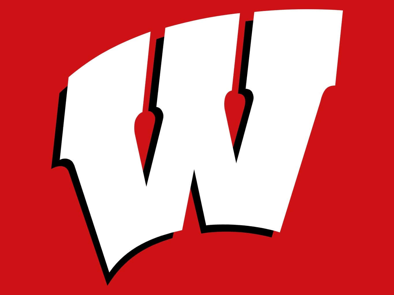 Wisconsin Badgers Football Team In Action Background