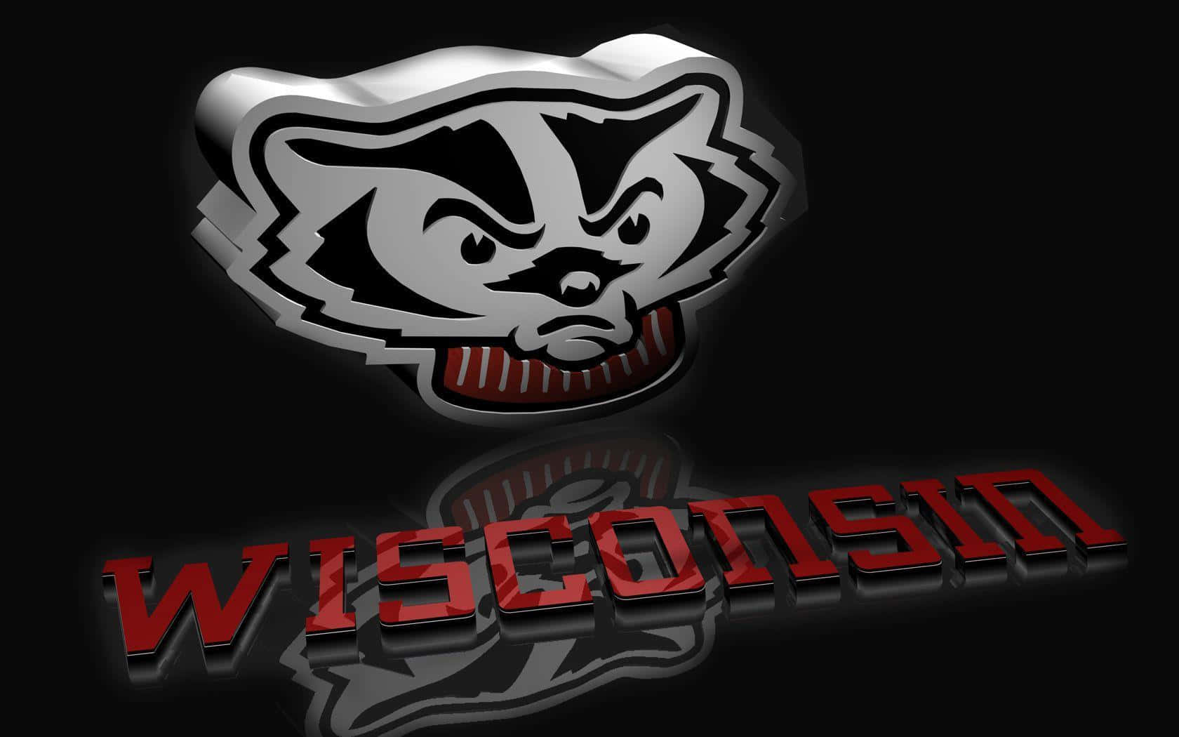 Wisconsin Badgers On The Field Background