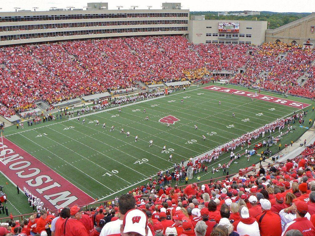 Wisconsin Football Stadium Background