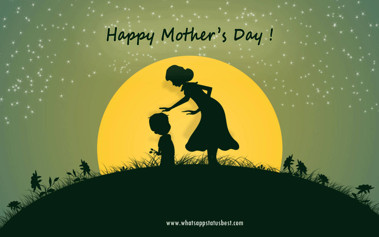 Wishing You A Beautiful Evening On Mothers Day! Background
