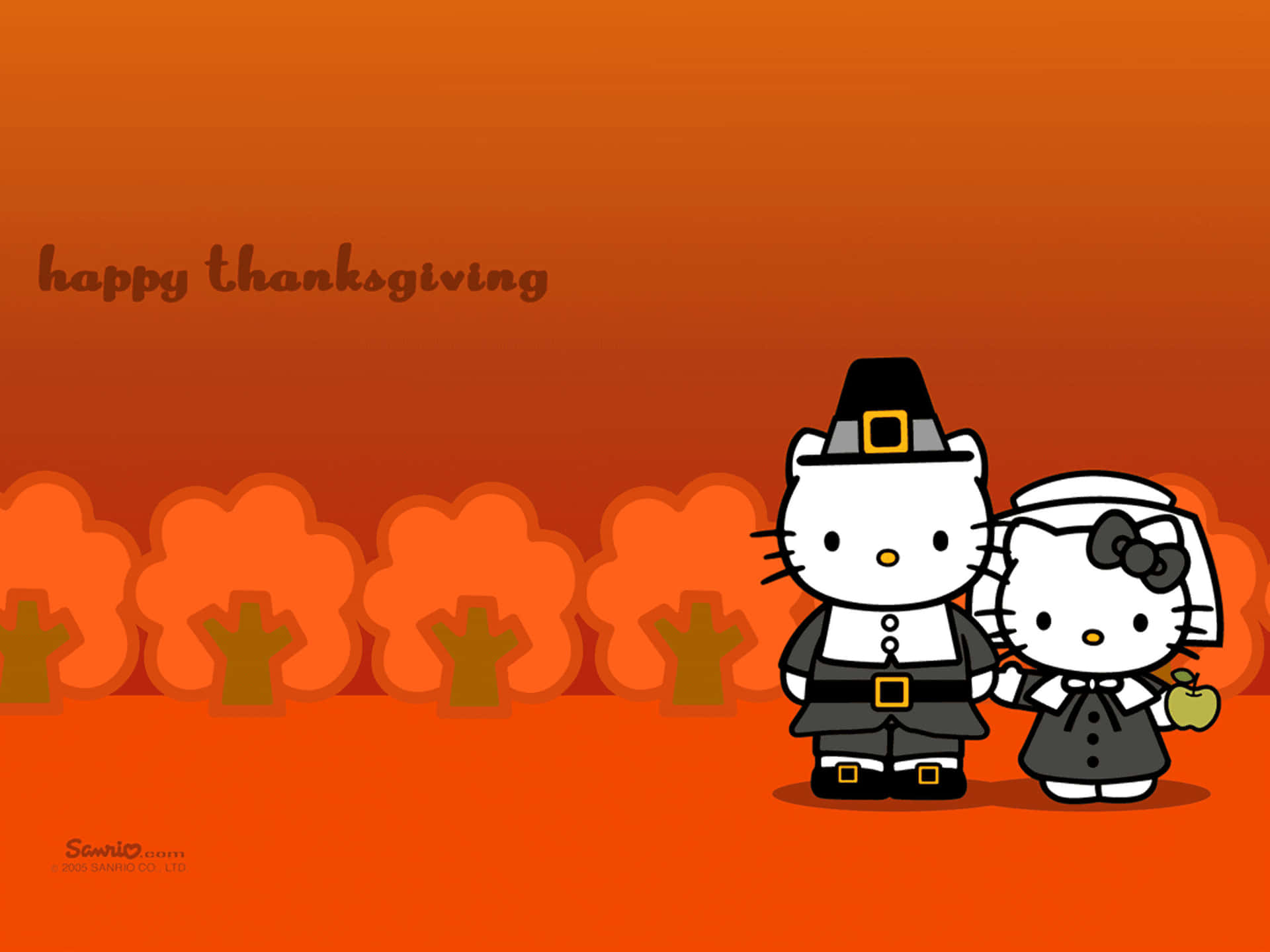 Wishing You A Cartoon-filled Thanksgiving! Background