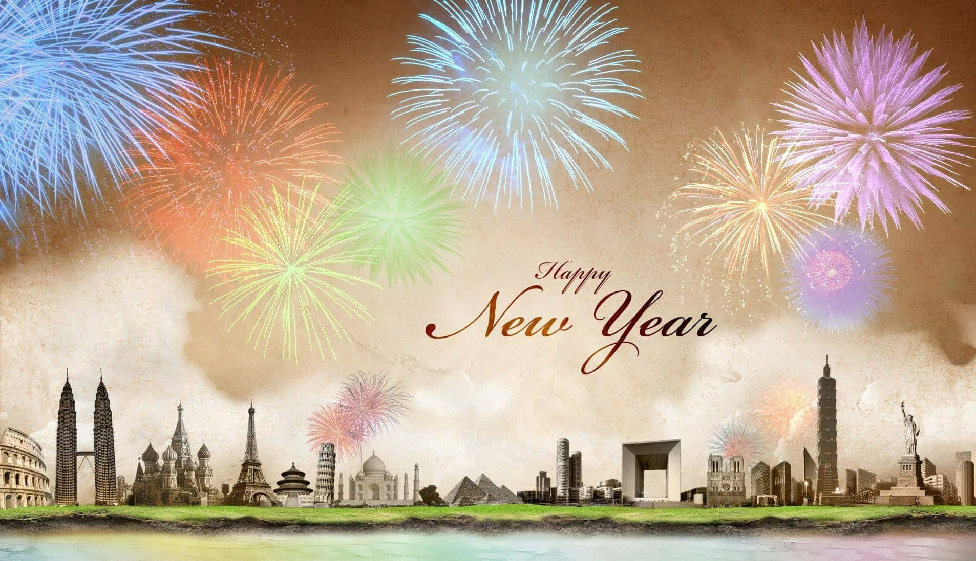 Wishing You A Happy And Prosperous 2021. Background