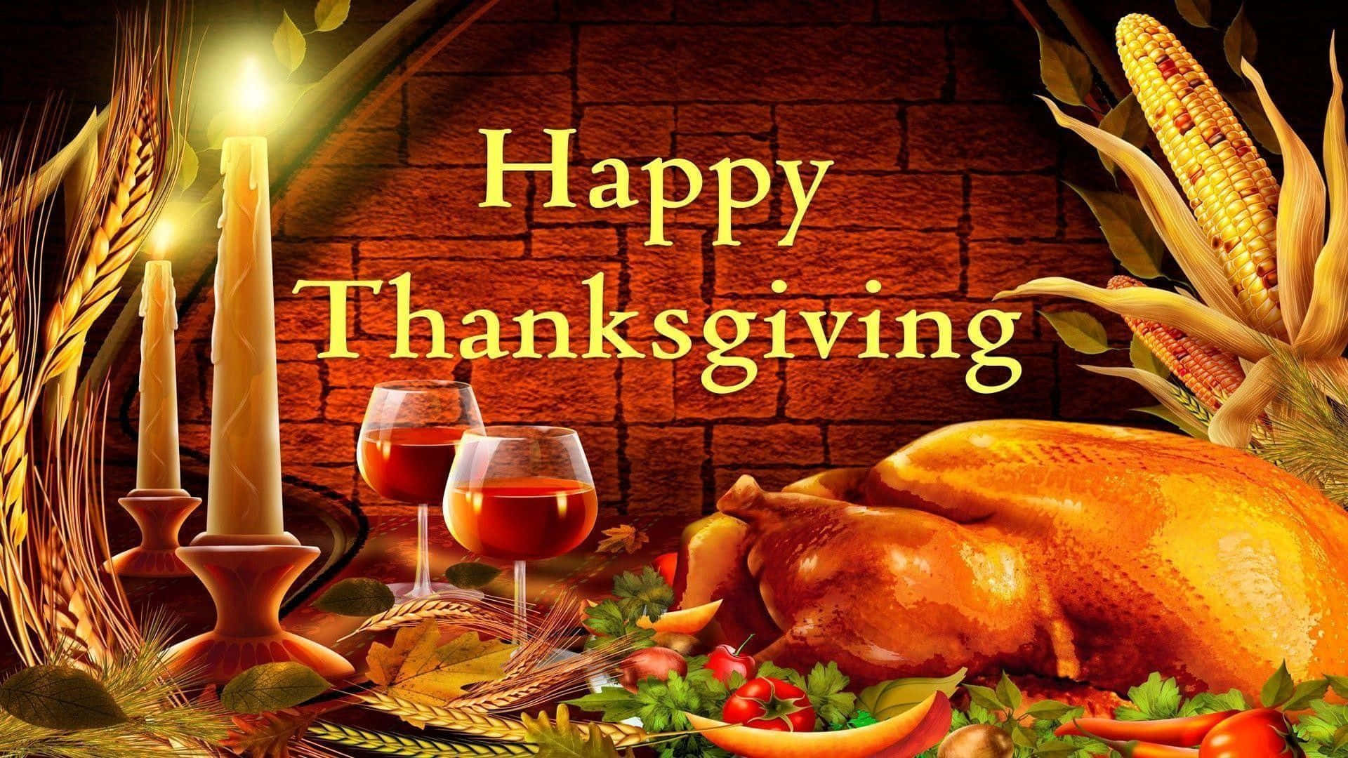 Wishing You A Happy Thanksgiving! Background