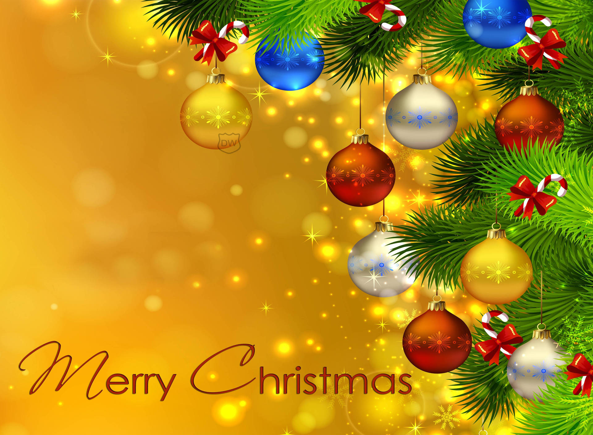 Wishing You A Merry & Bright Christmas! Background