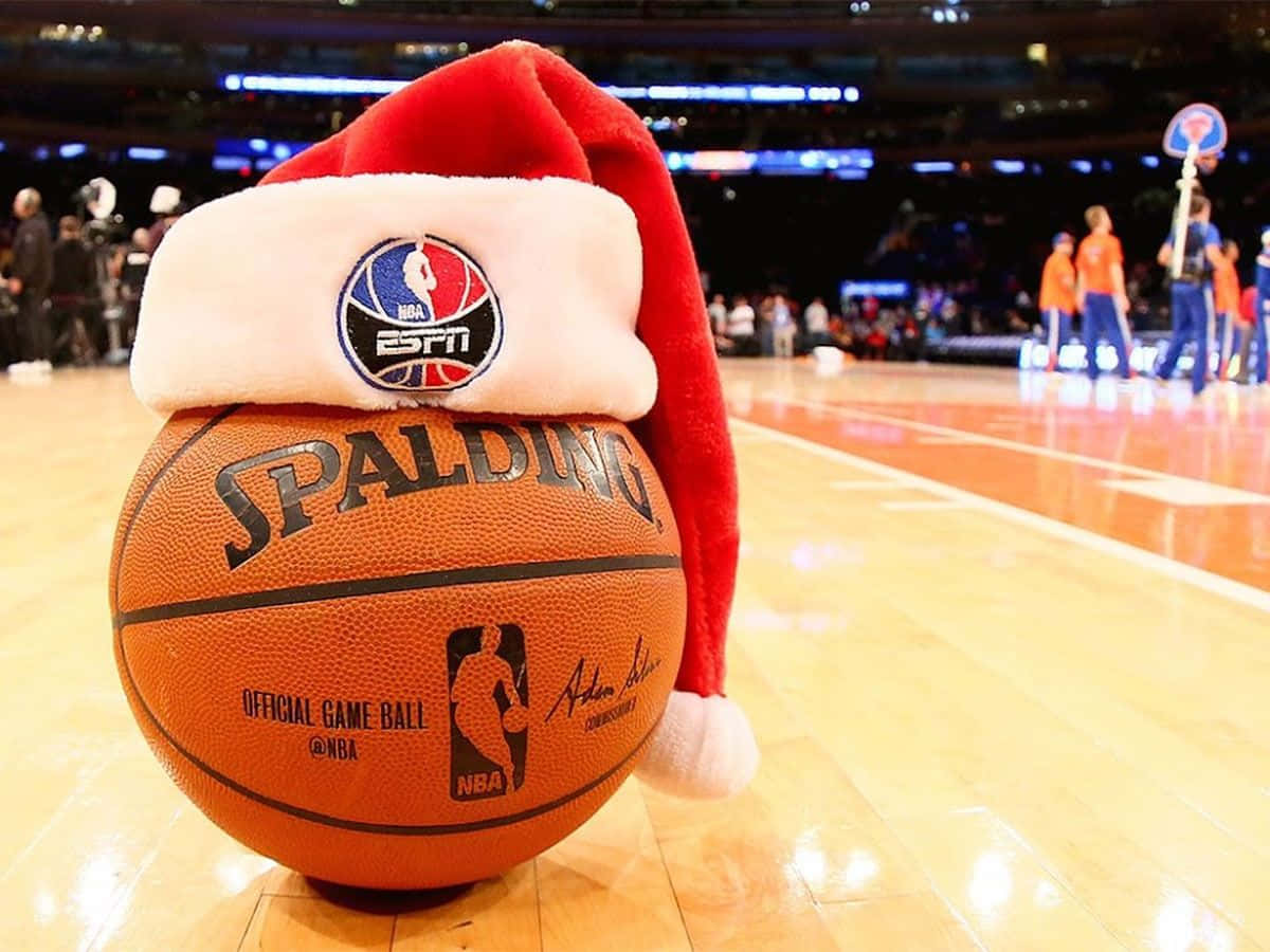 Wishing You A Merry Nba Christmas Background