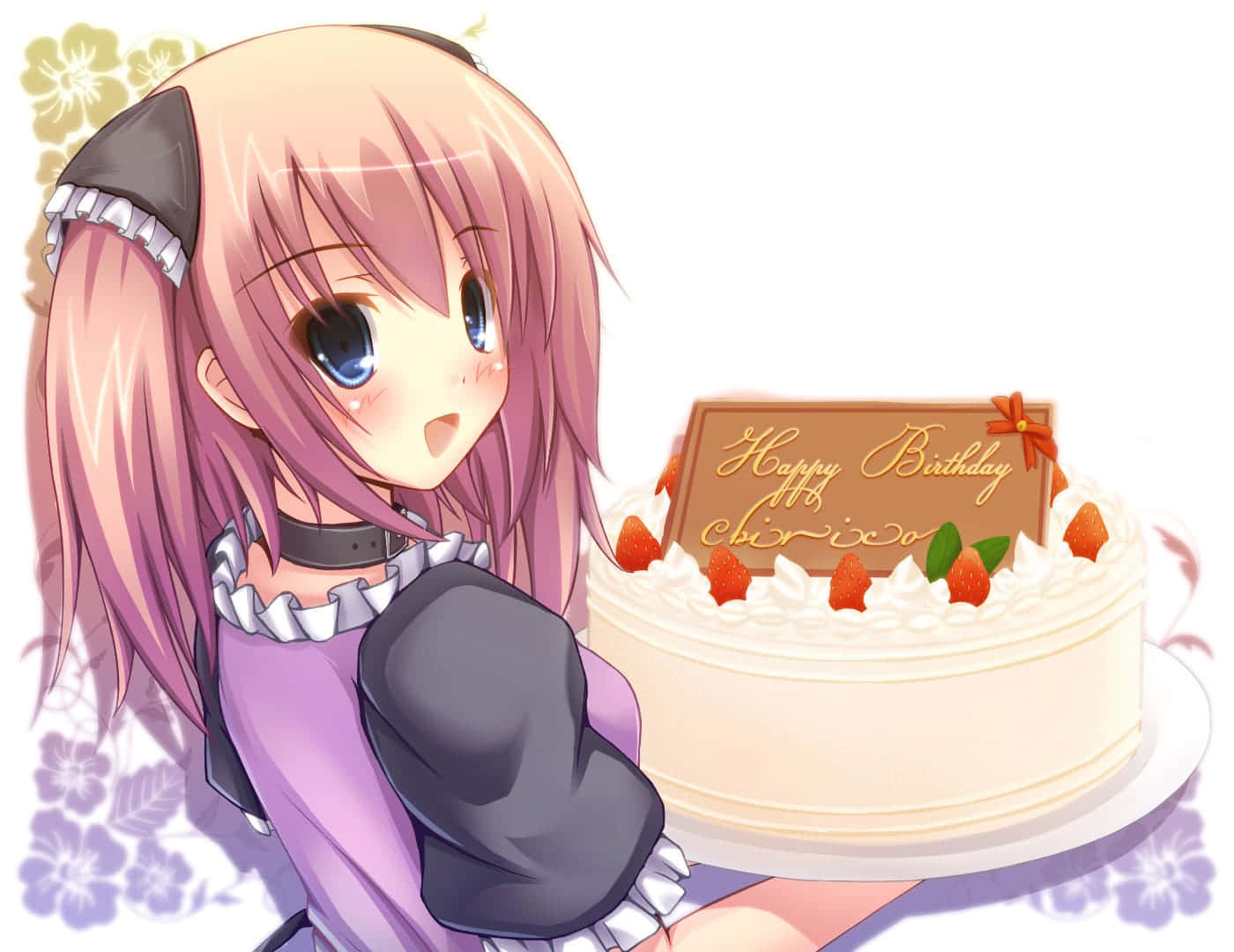 Wishing You A Very Special Birthday With Cute Anime Characters! Background