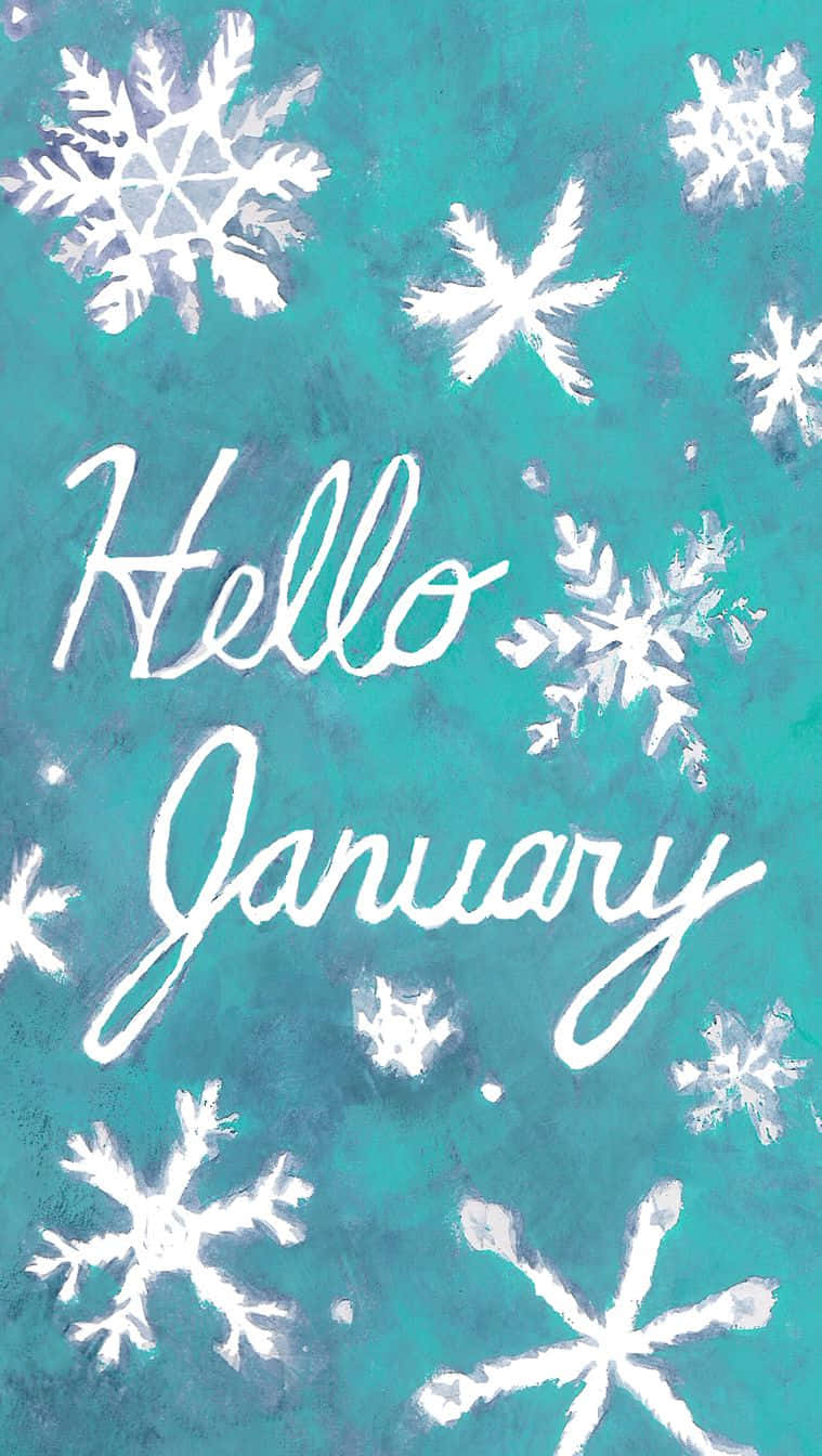 Wishing You Joyful January. Background