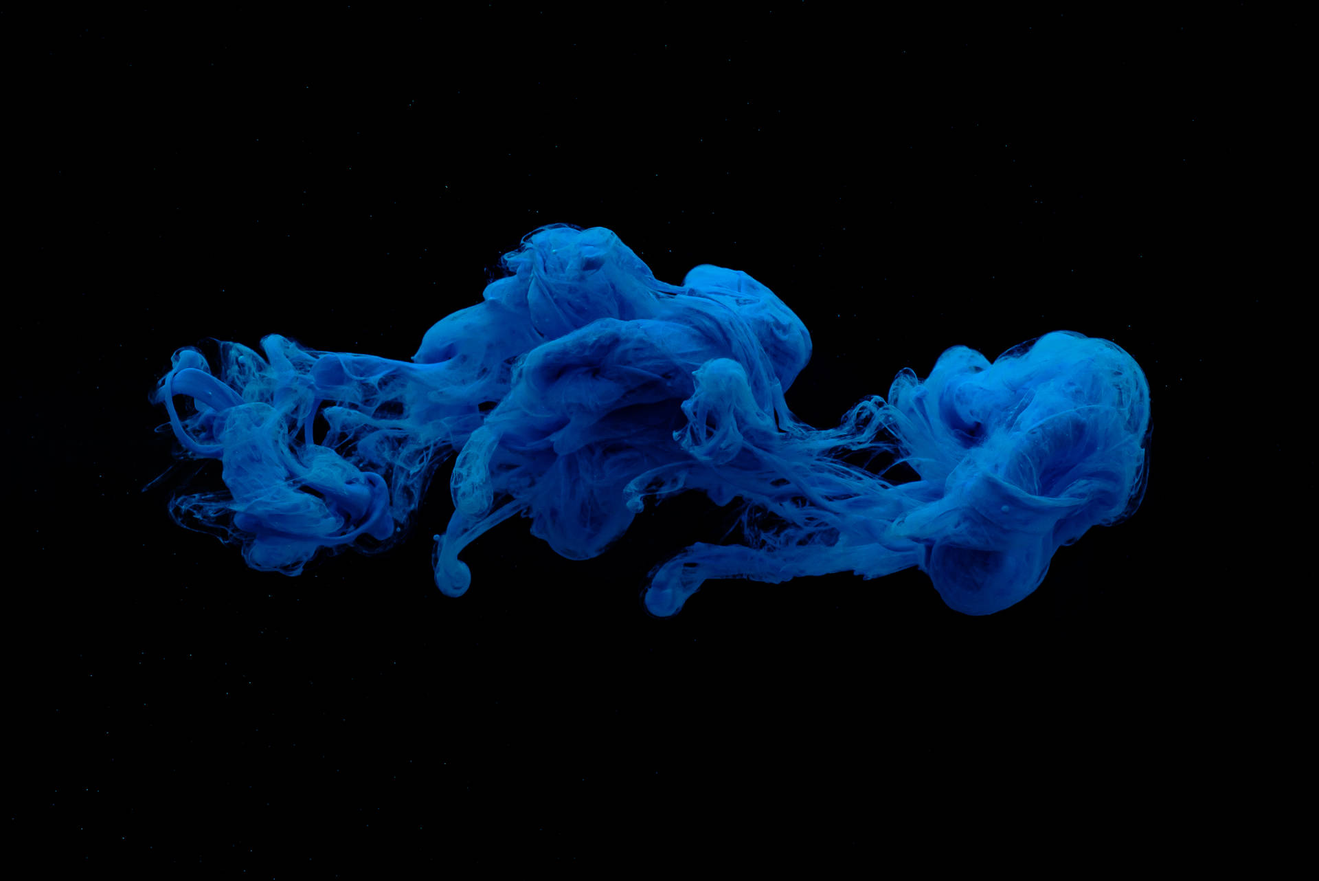Wispy Smoke Blue Abstract Art Background