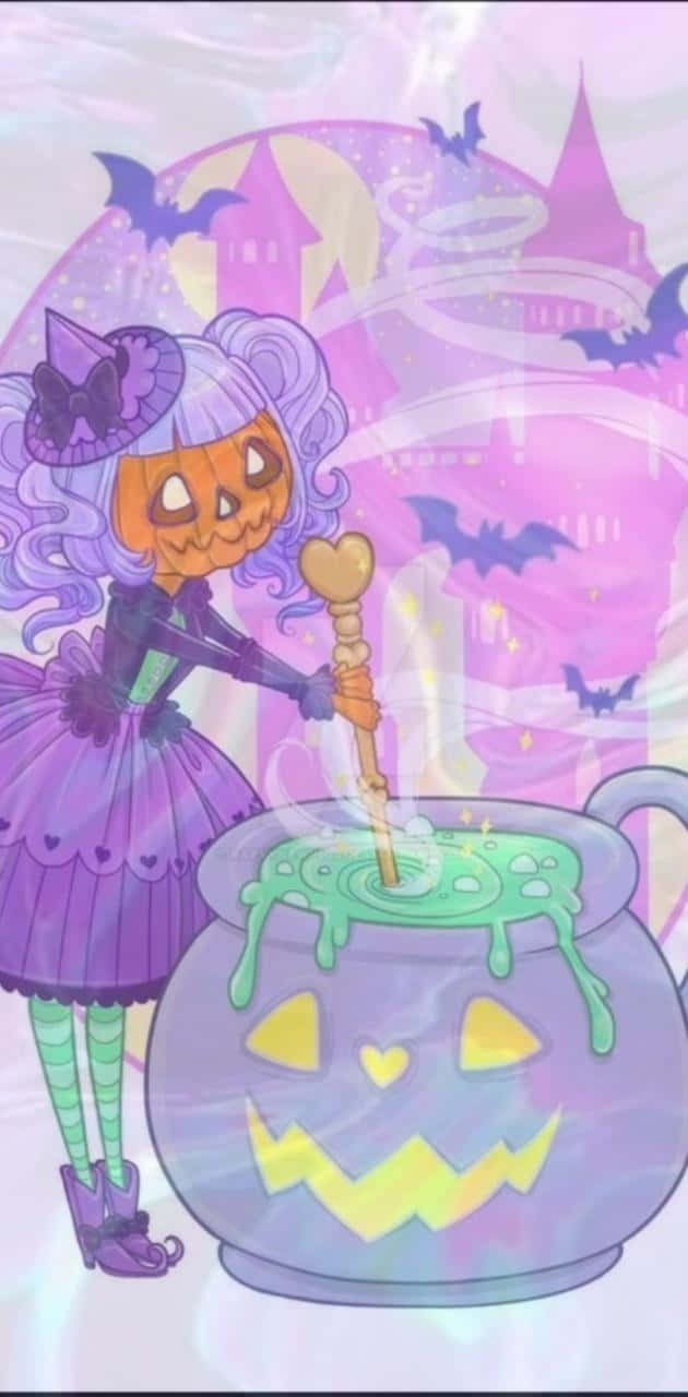 Witch In A Pastel World Background