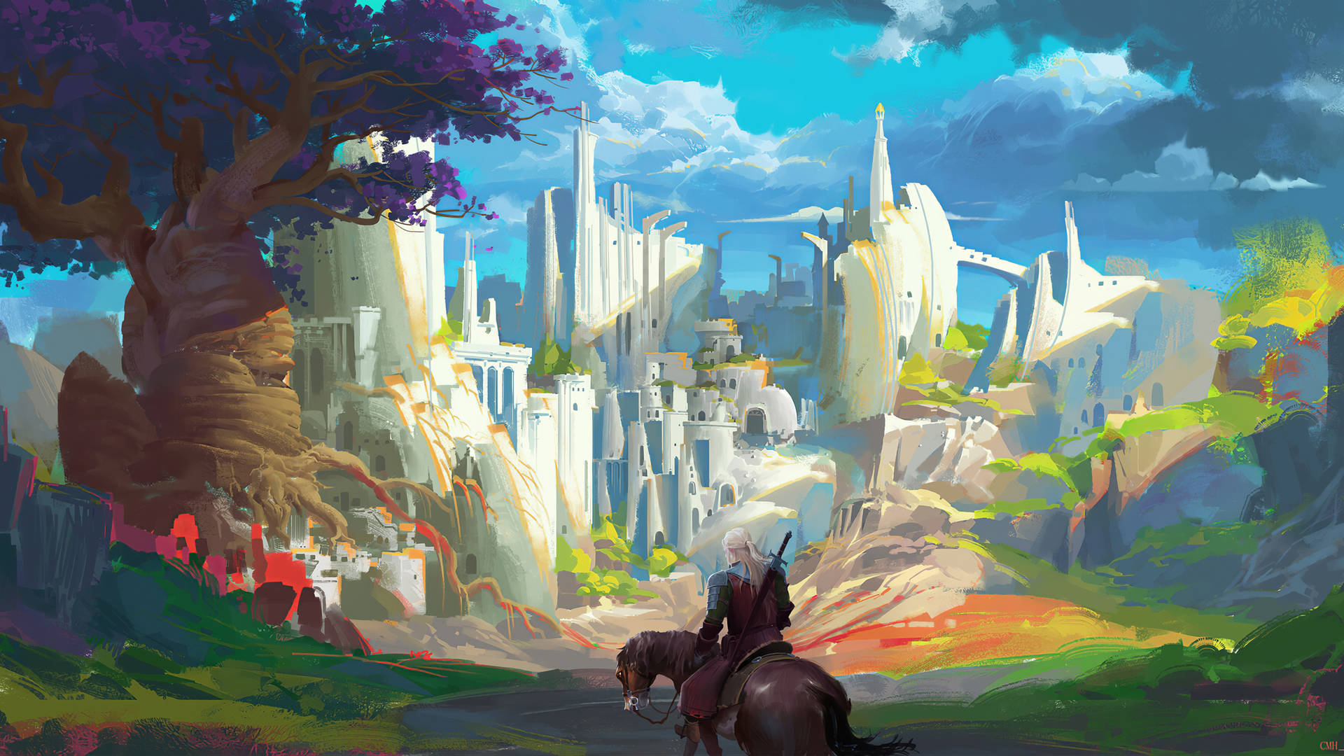 Witcher 3 4k Fantasy Art Background