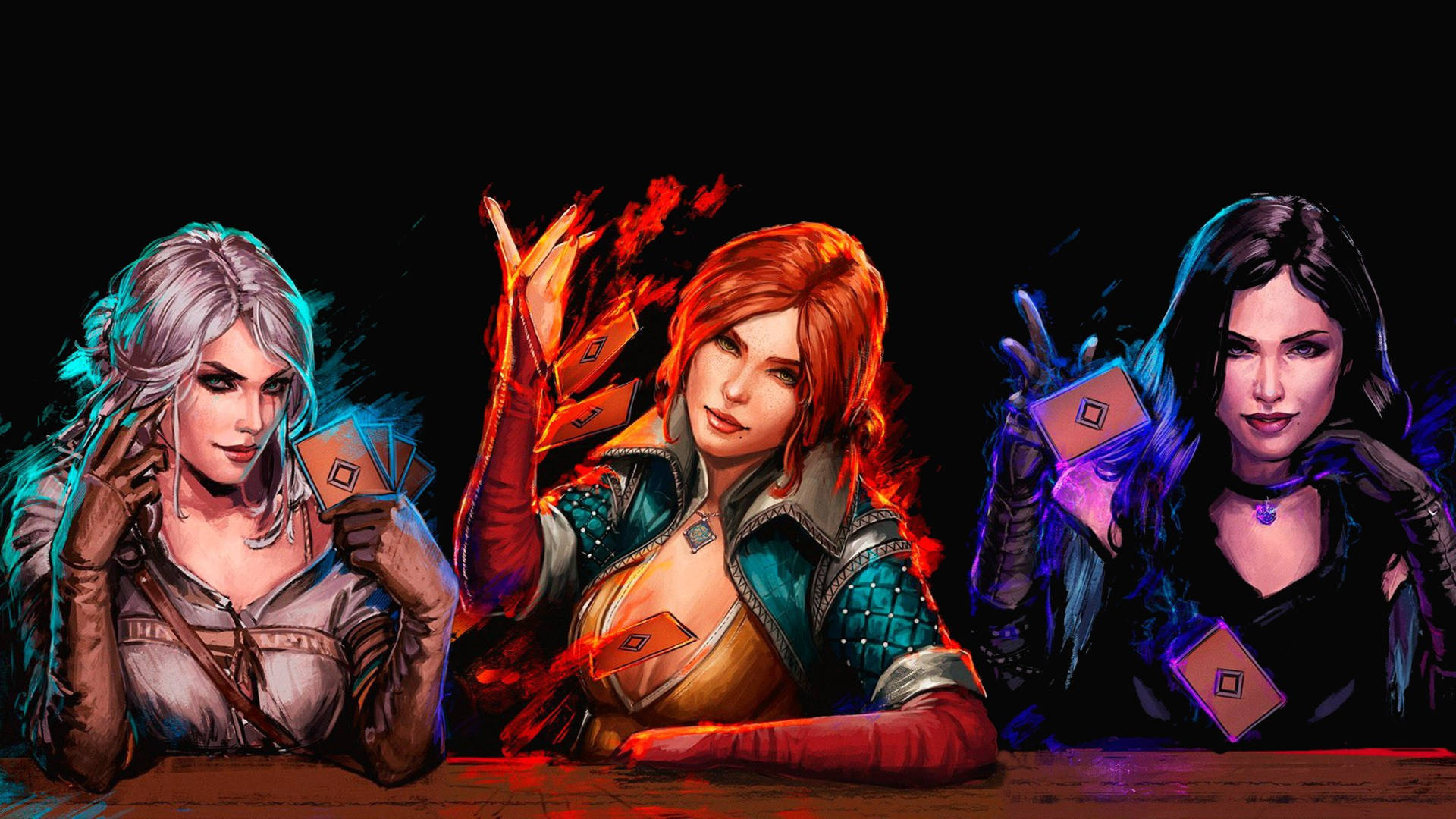 Witcher 3 4k Female Protagonists Background