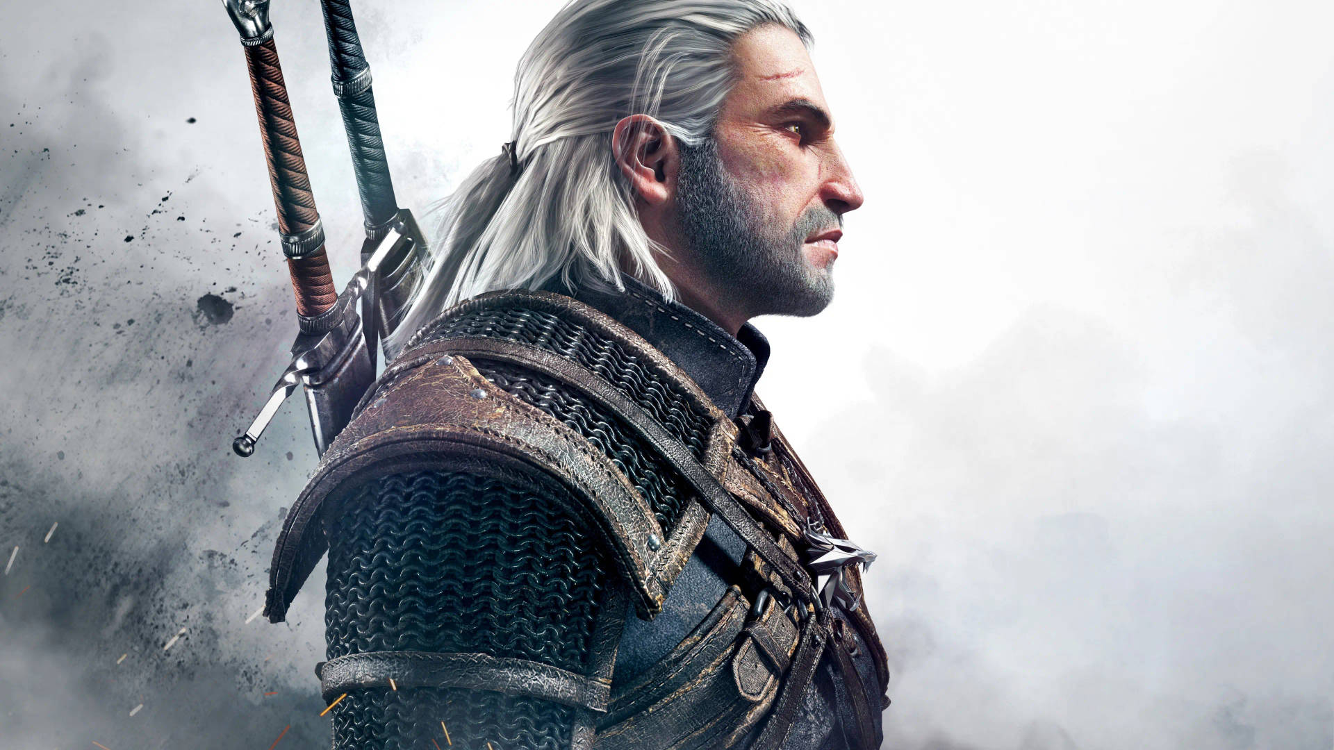 Witcher 3 4k Geralt Portrait Background