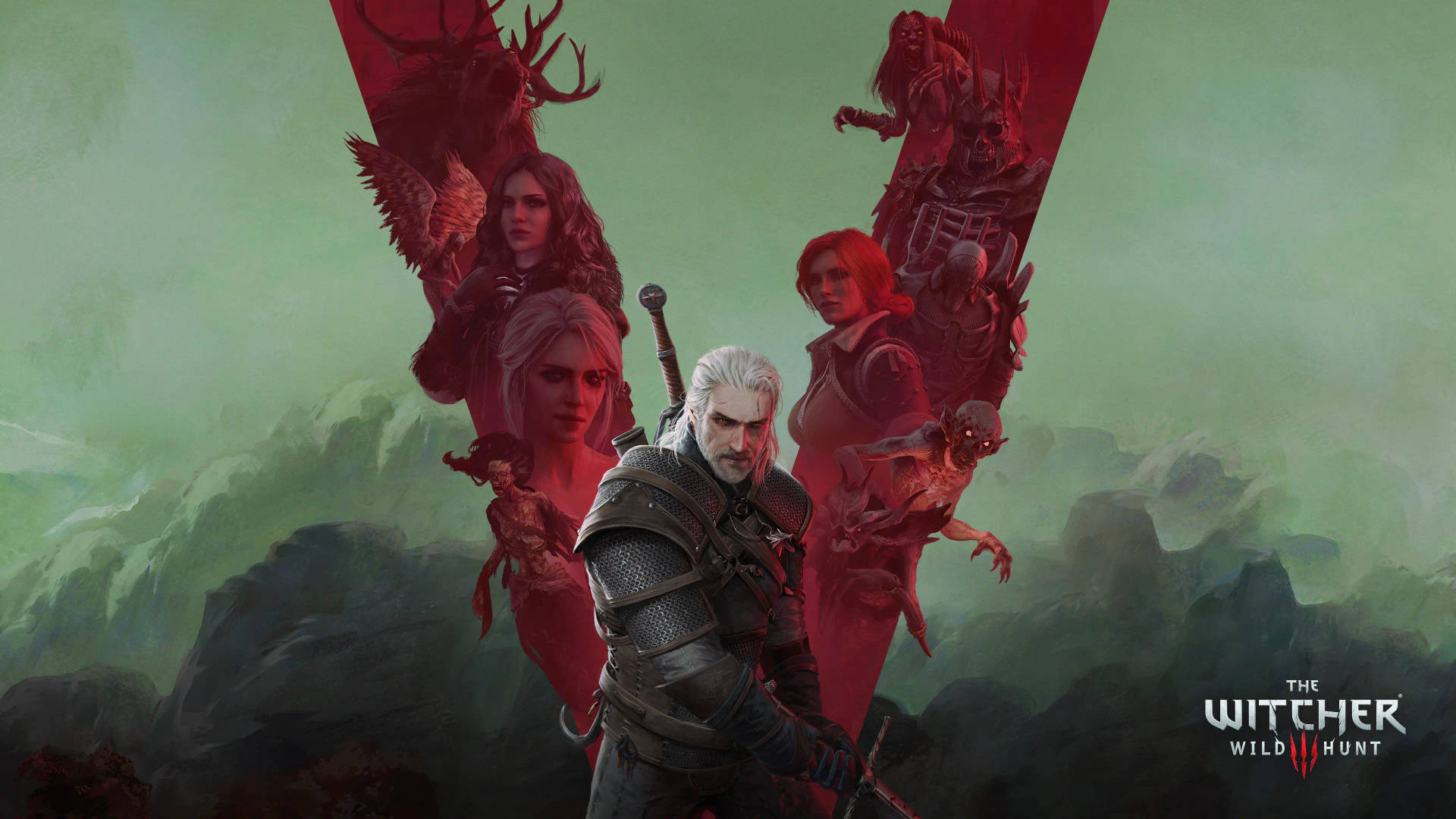Witcher 3 4k Protagonists And Enemies