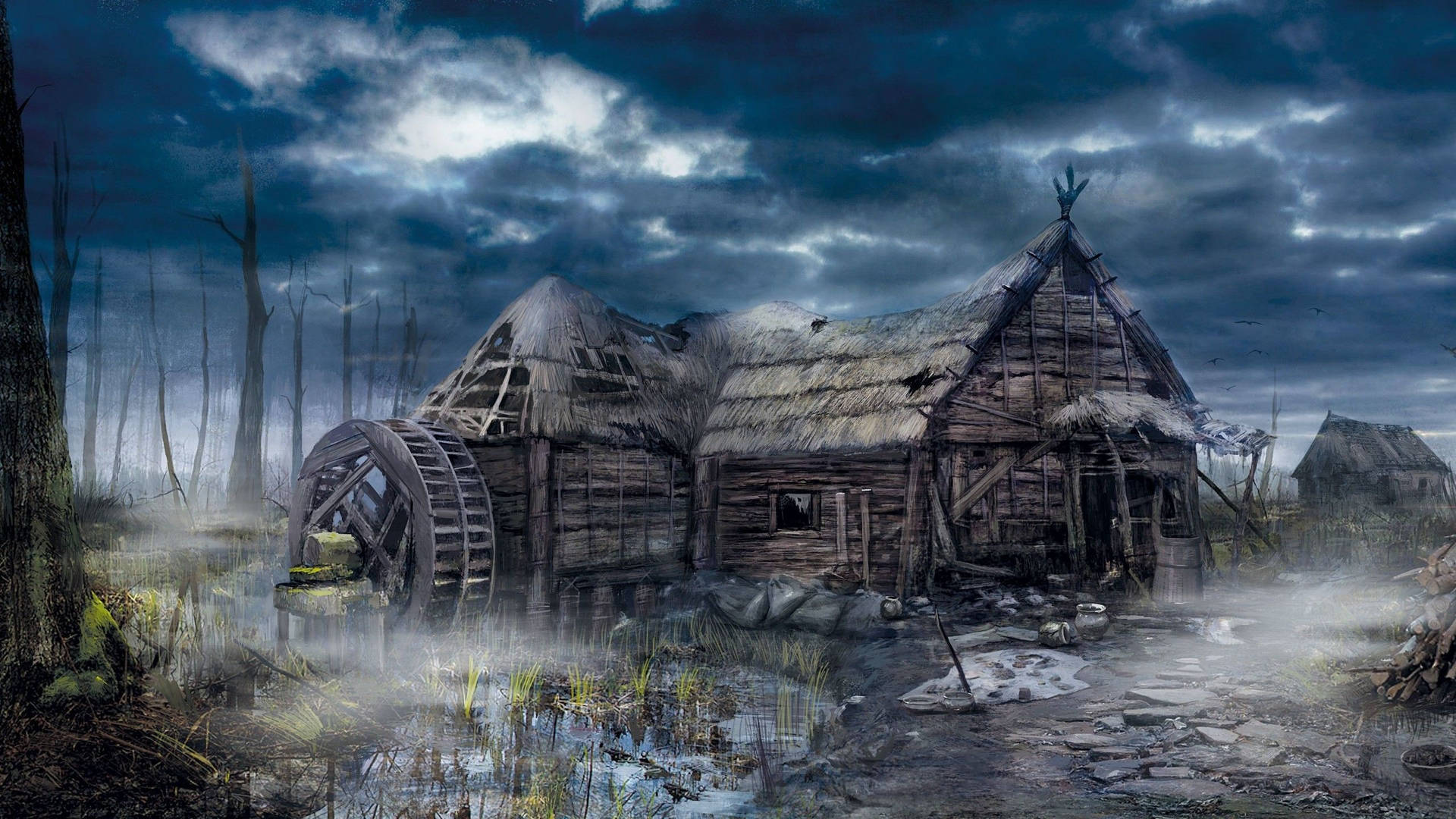 Witcher 3 Abandoned Home Background