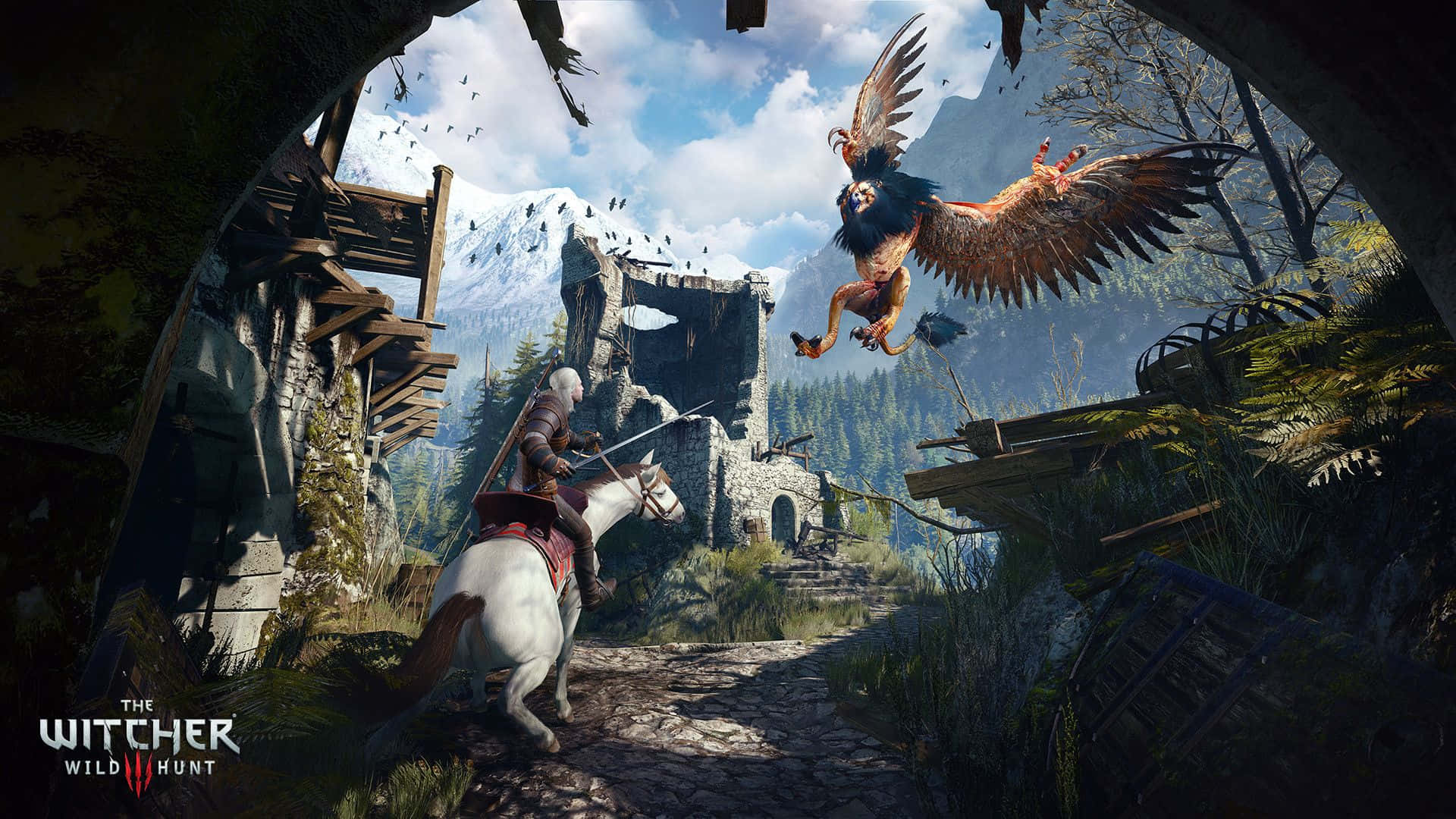 Witcher 3 Desktop Griffin Background