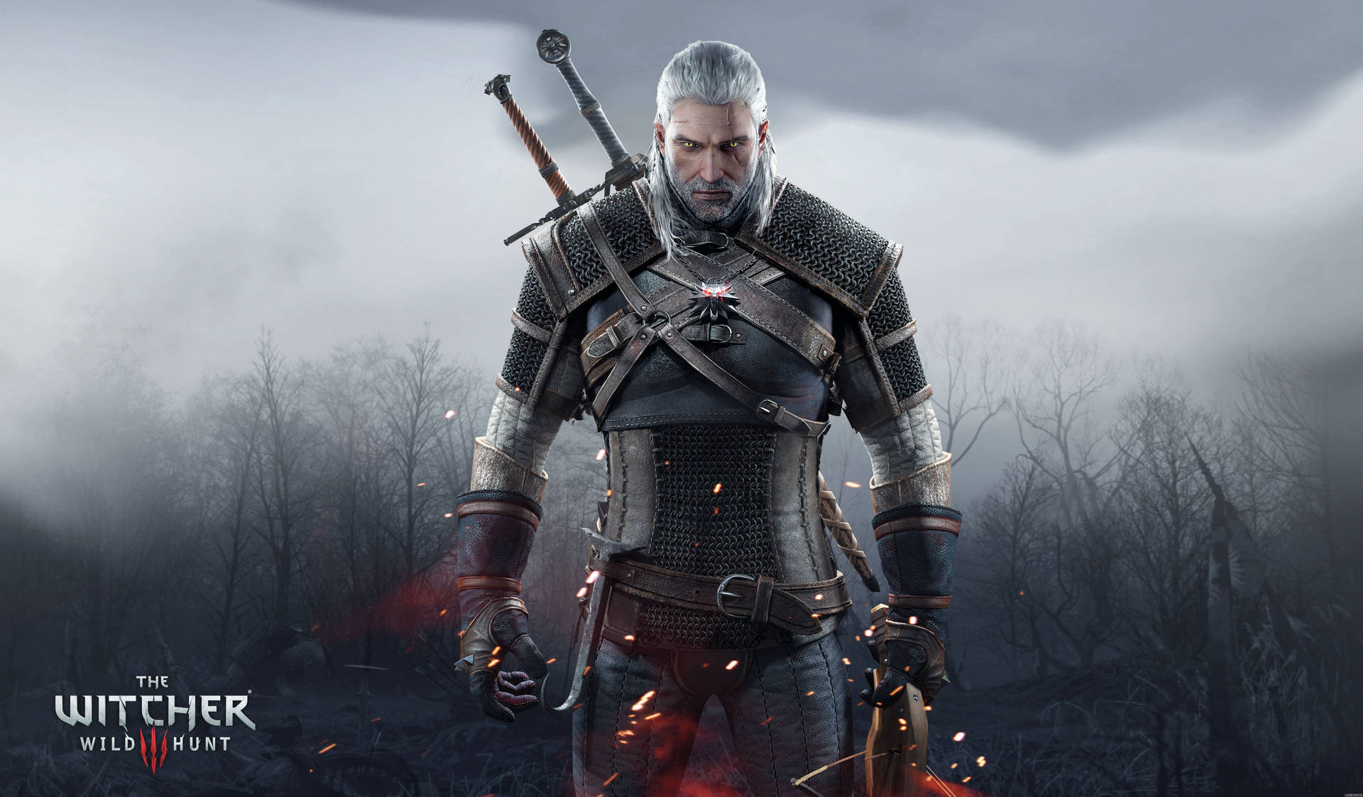 Witcher 4k Geralt Wearing Medieval Armour
