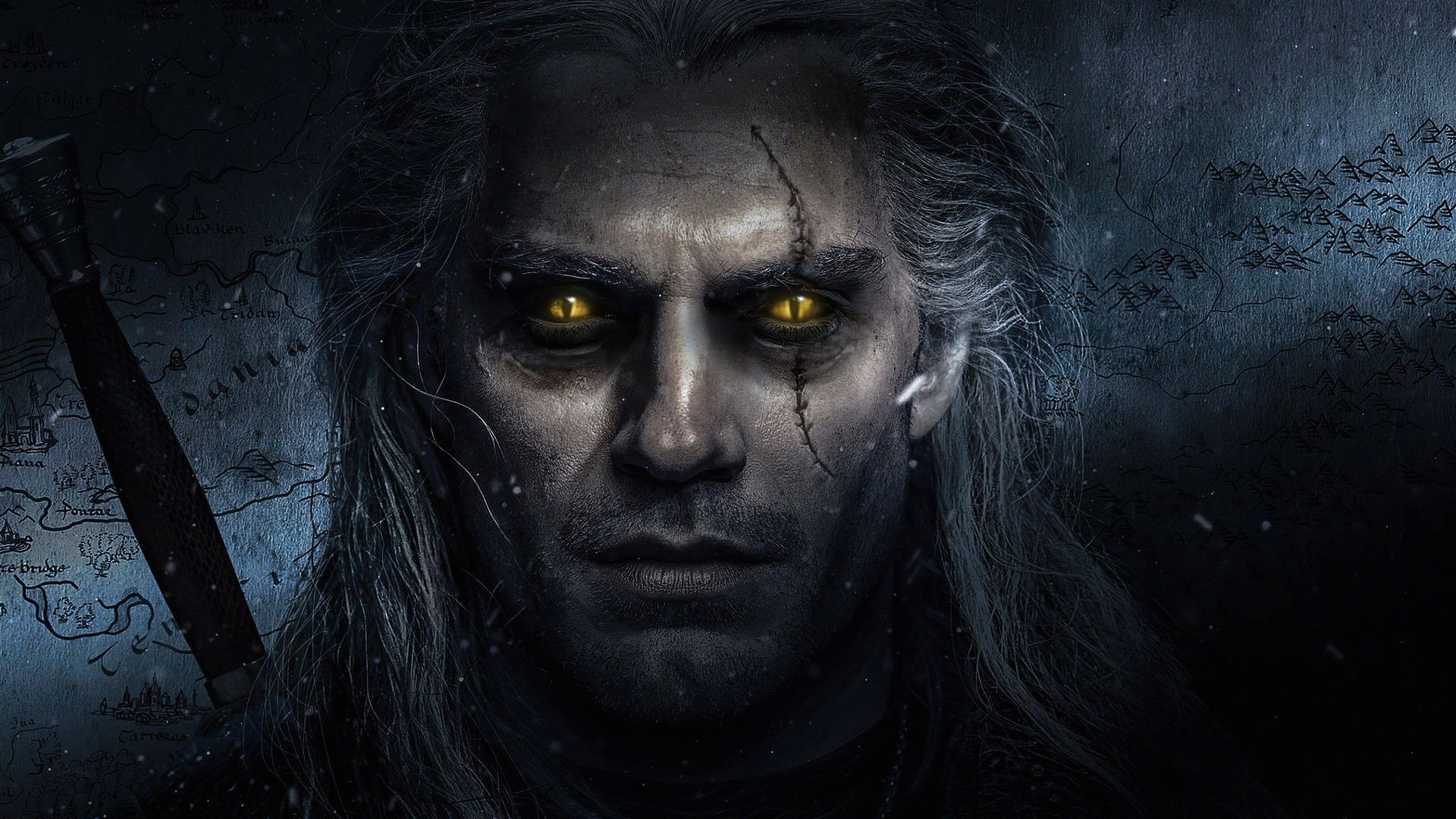 Witcher 4k Geralt With Dragon Eyes