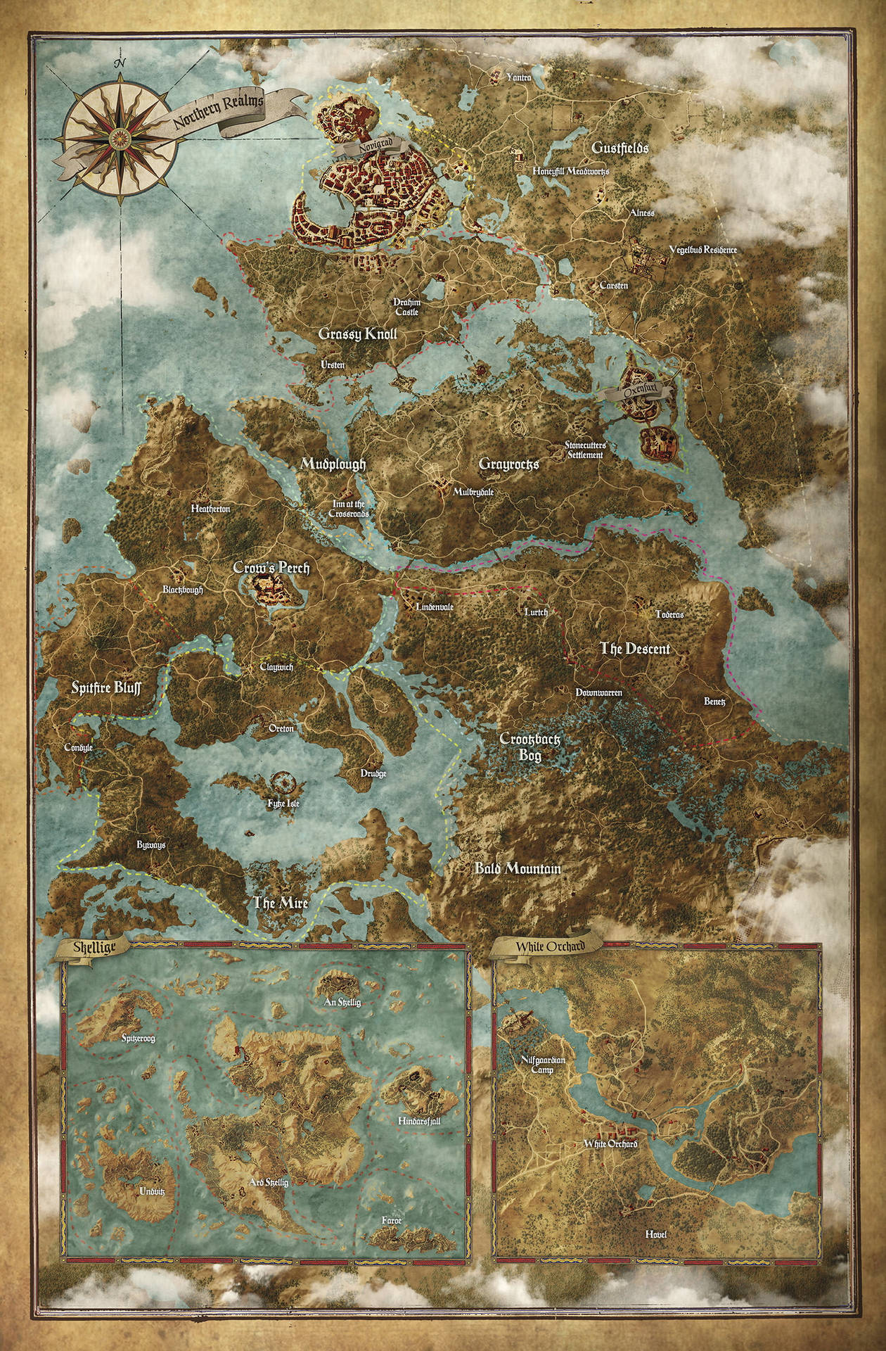 Witcher Topographic Map