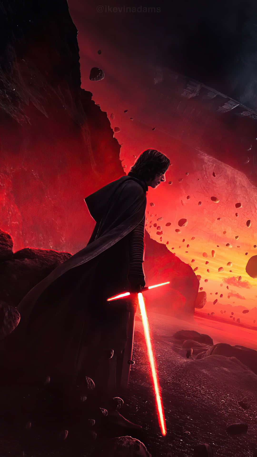 With The Power Of The Dark Side, Kylo Ren Reigns Supreme Background