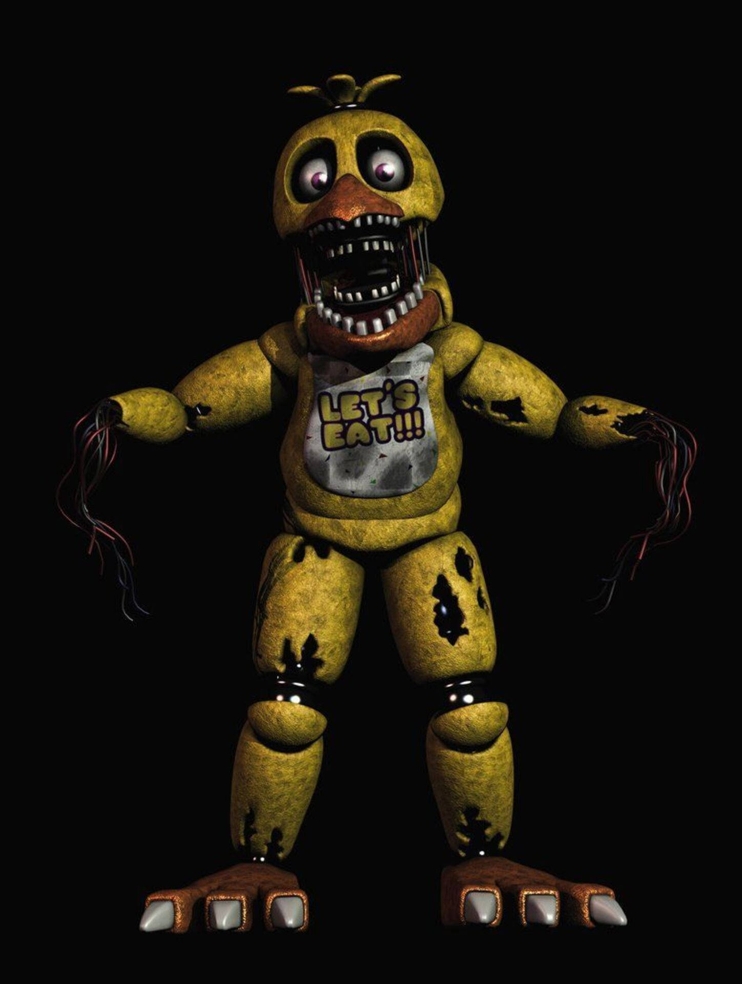 Withered Chica Fnaf Iphone Background