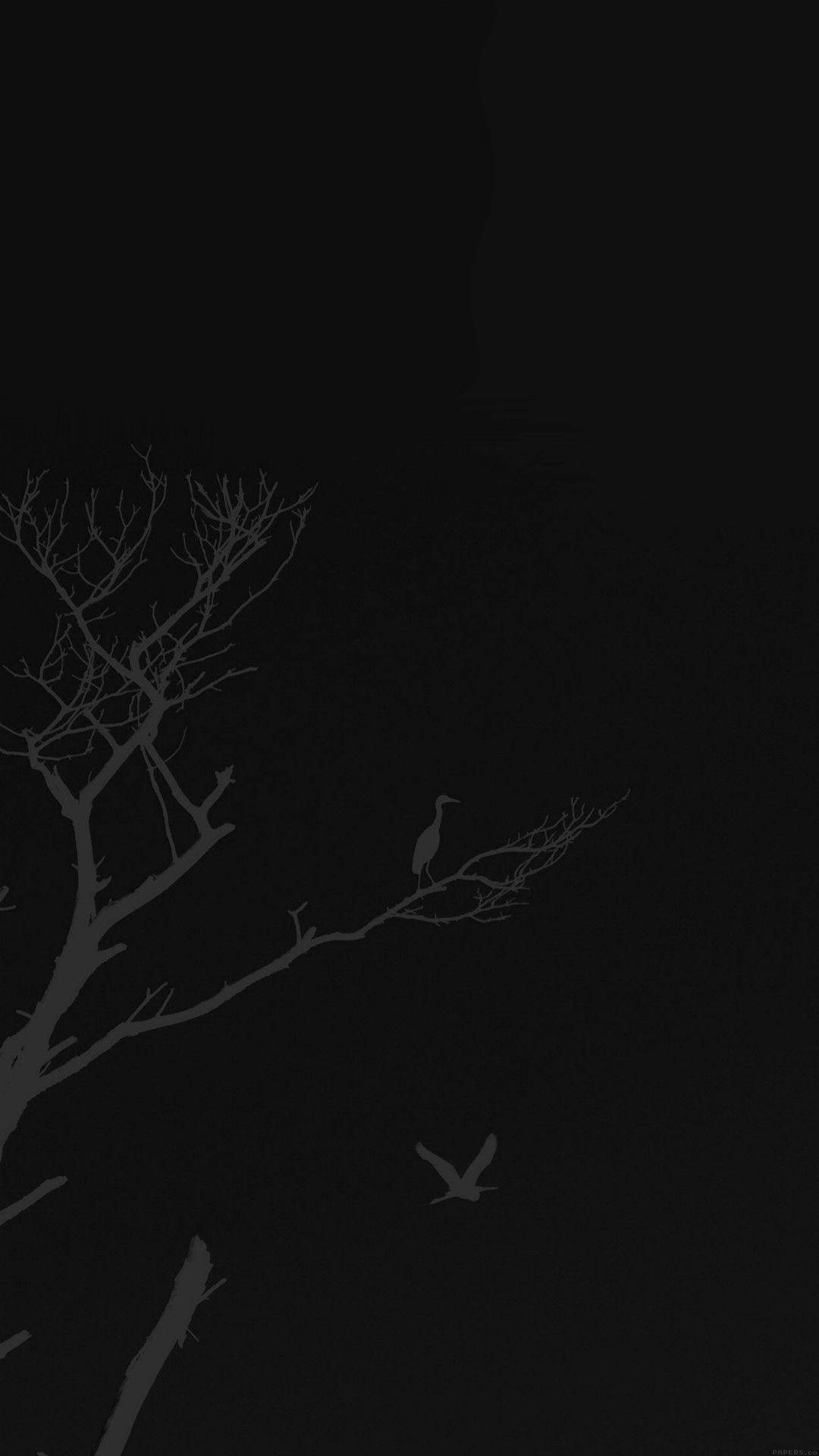 Withered Tree Minimalist Android Background