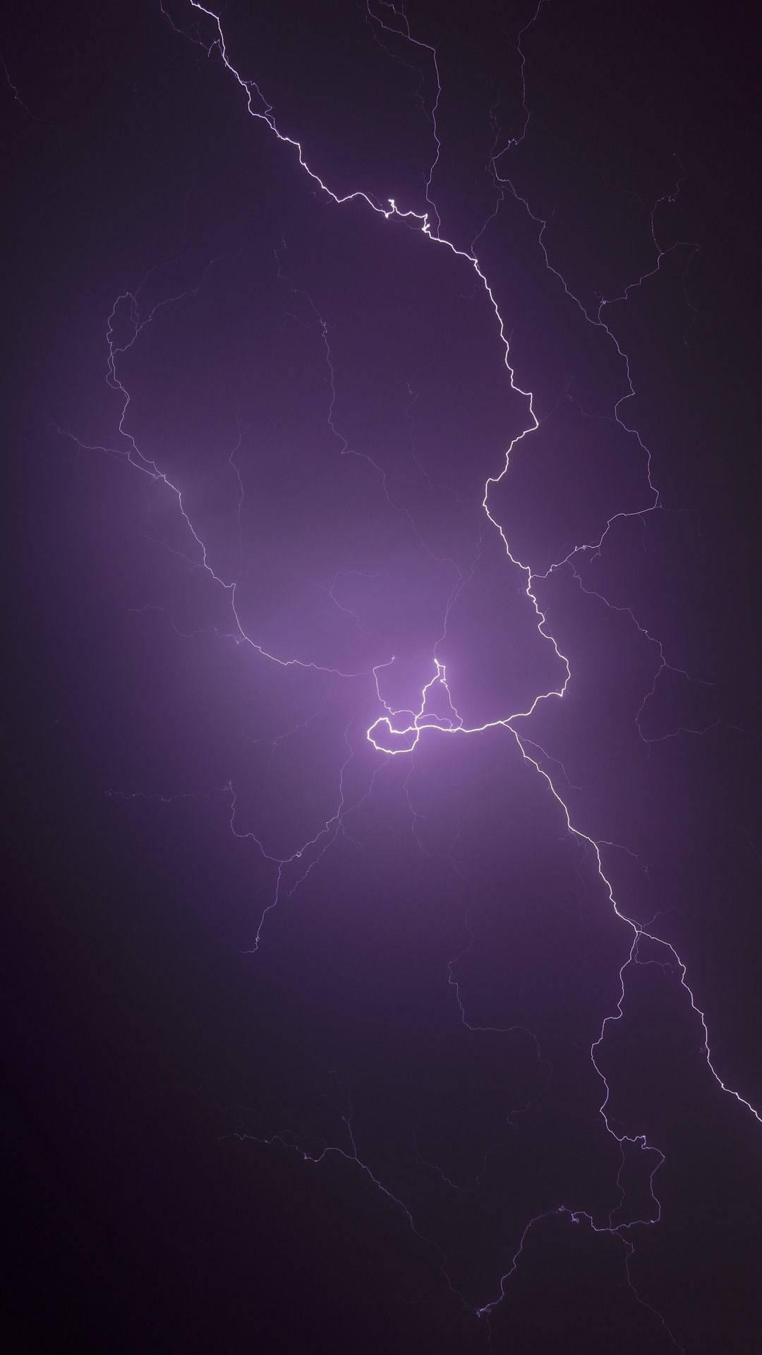 Witness The Beauty Of A Striking Lightning Bolt Background