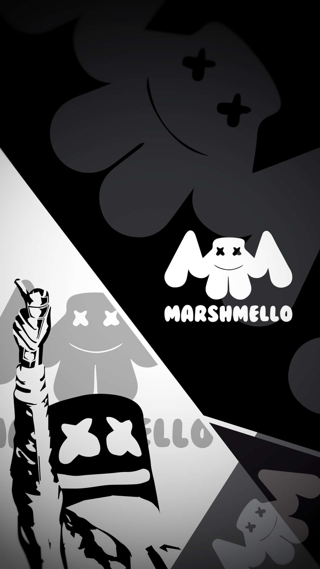 Witness The Greatness Of Marshmello's Iconic Performance In Fortnite. Background