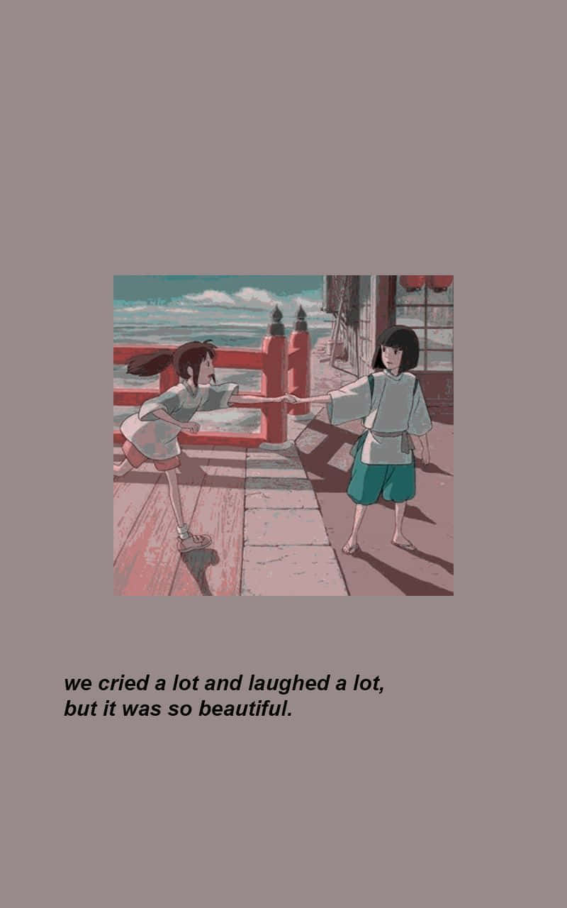 Witness The Magic Of Haku In Spirited Away Background