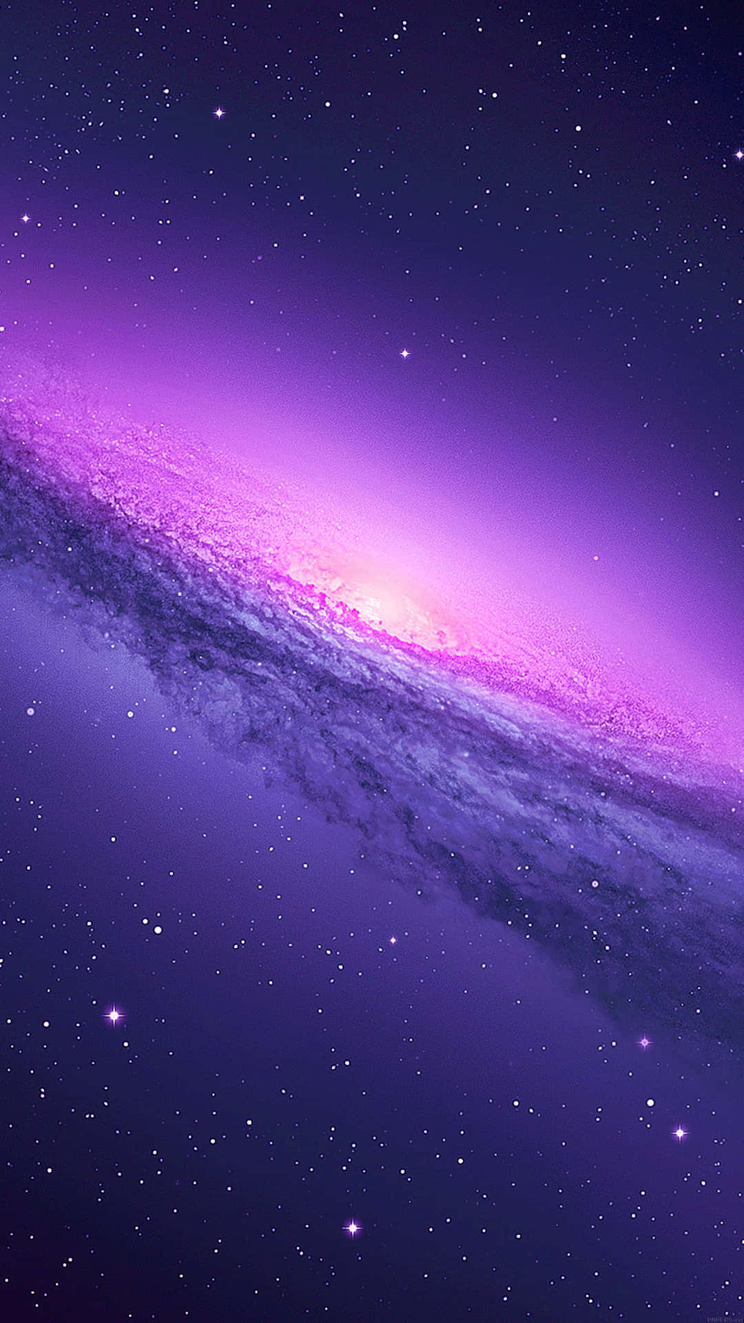 Witness The Majesty Of The Blue Galaxy With The New Iphone Background