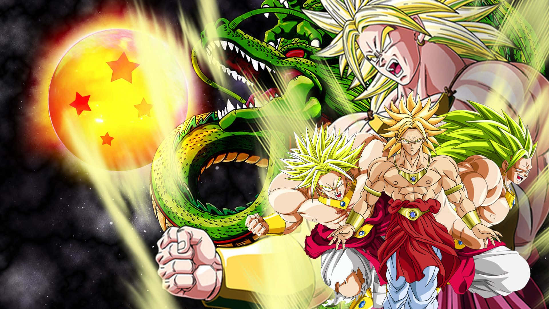 Witness The Power Of Broly, Legendary Super Saiyan Background