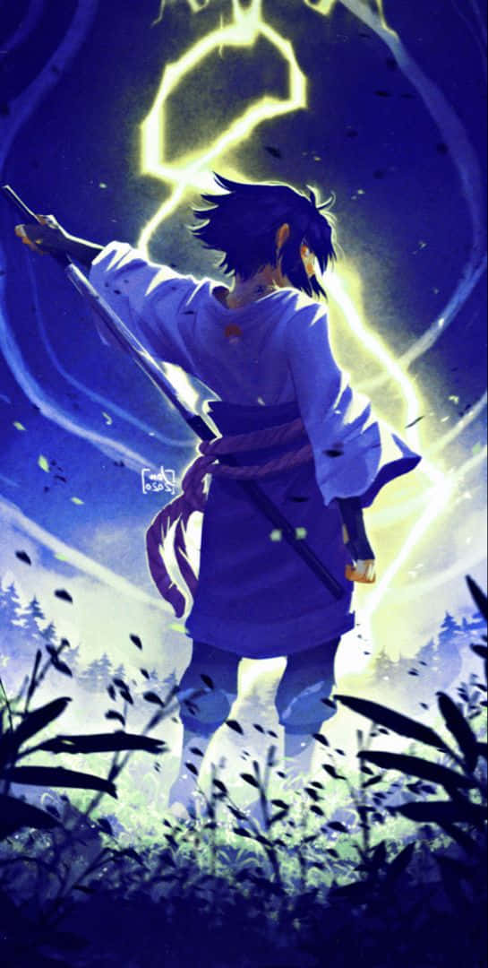 Witness The Power Of Purple Sasuke! Background