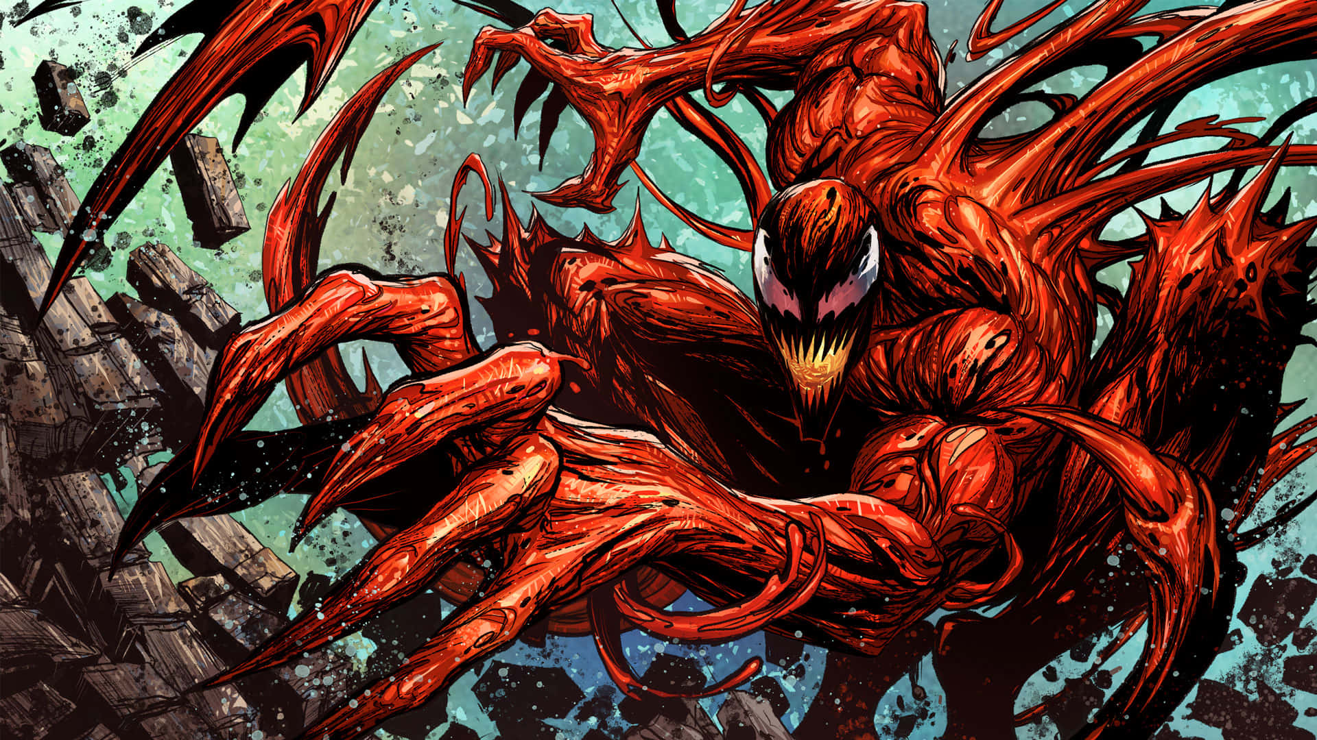 Witness The Terror Of Marvel Carnage Background