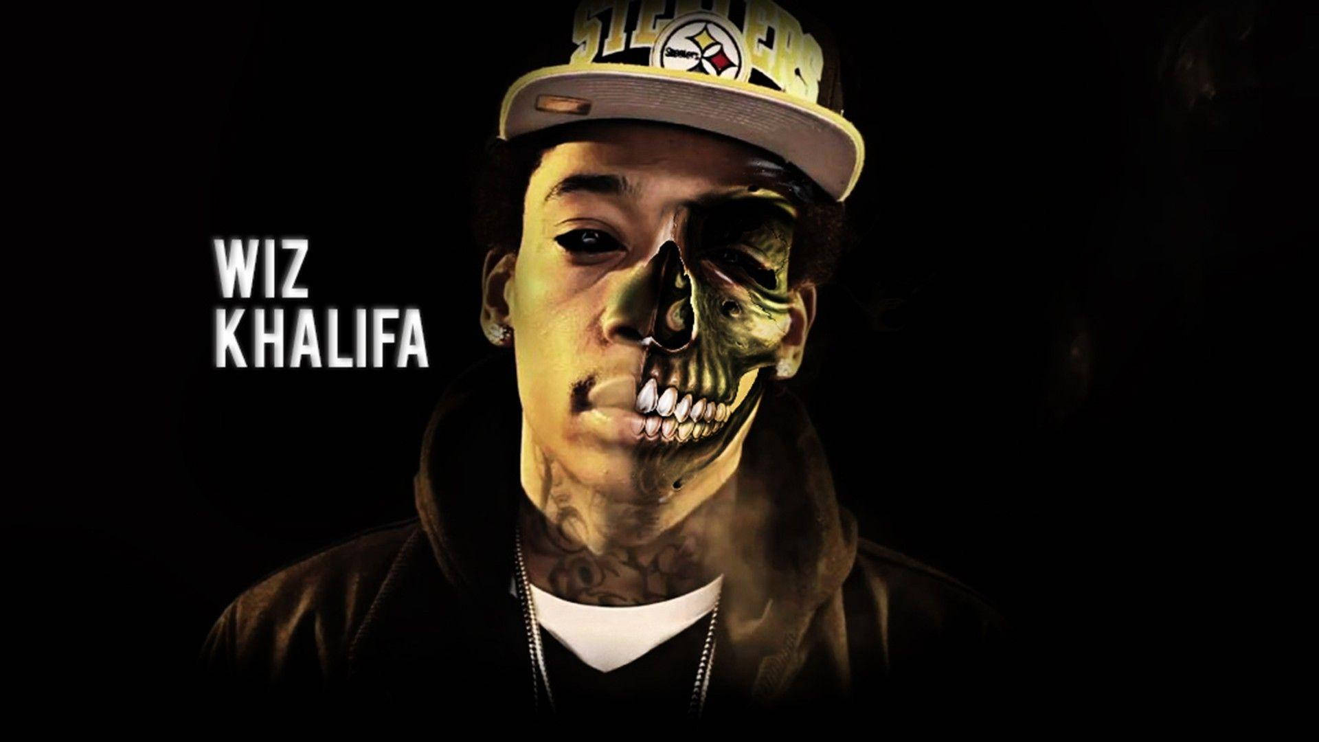 Wiz Khalifa Skull Background