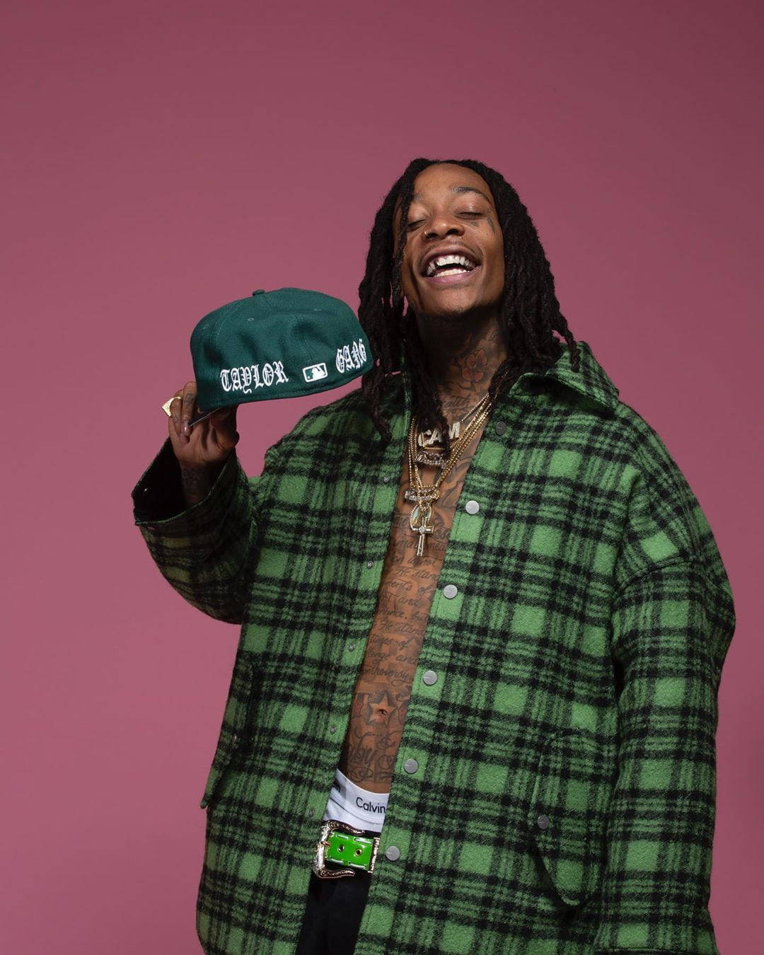 Wiz Khalifa With Cap Background