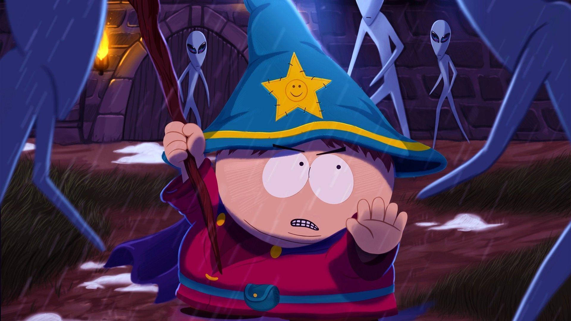 Wizard Eric Cartman Vs Aliens Background