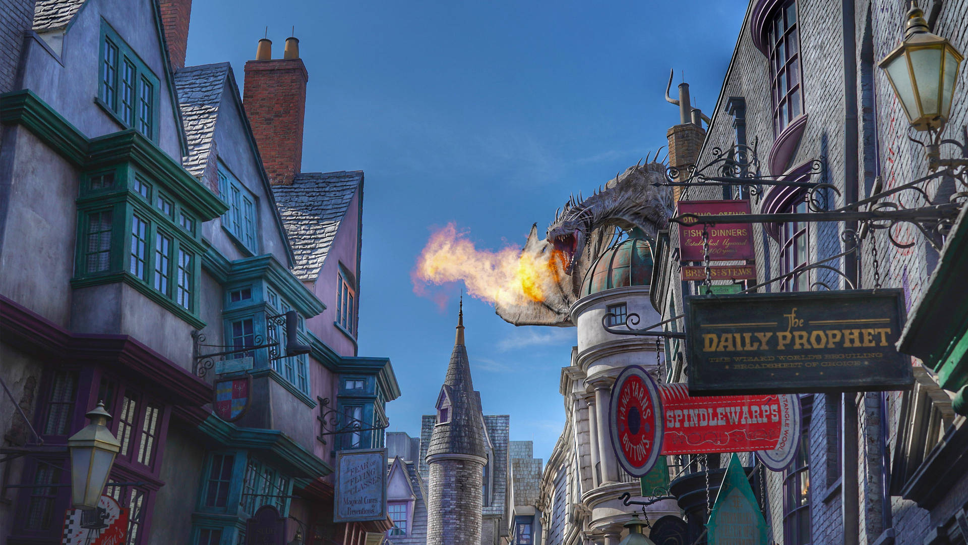 Wizarding_ World_ Dragon_ Fire_ Breath Background