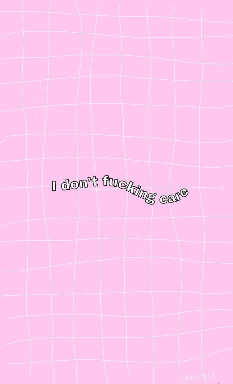 Wobbly Pink And White Grid Aesthetic Background